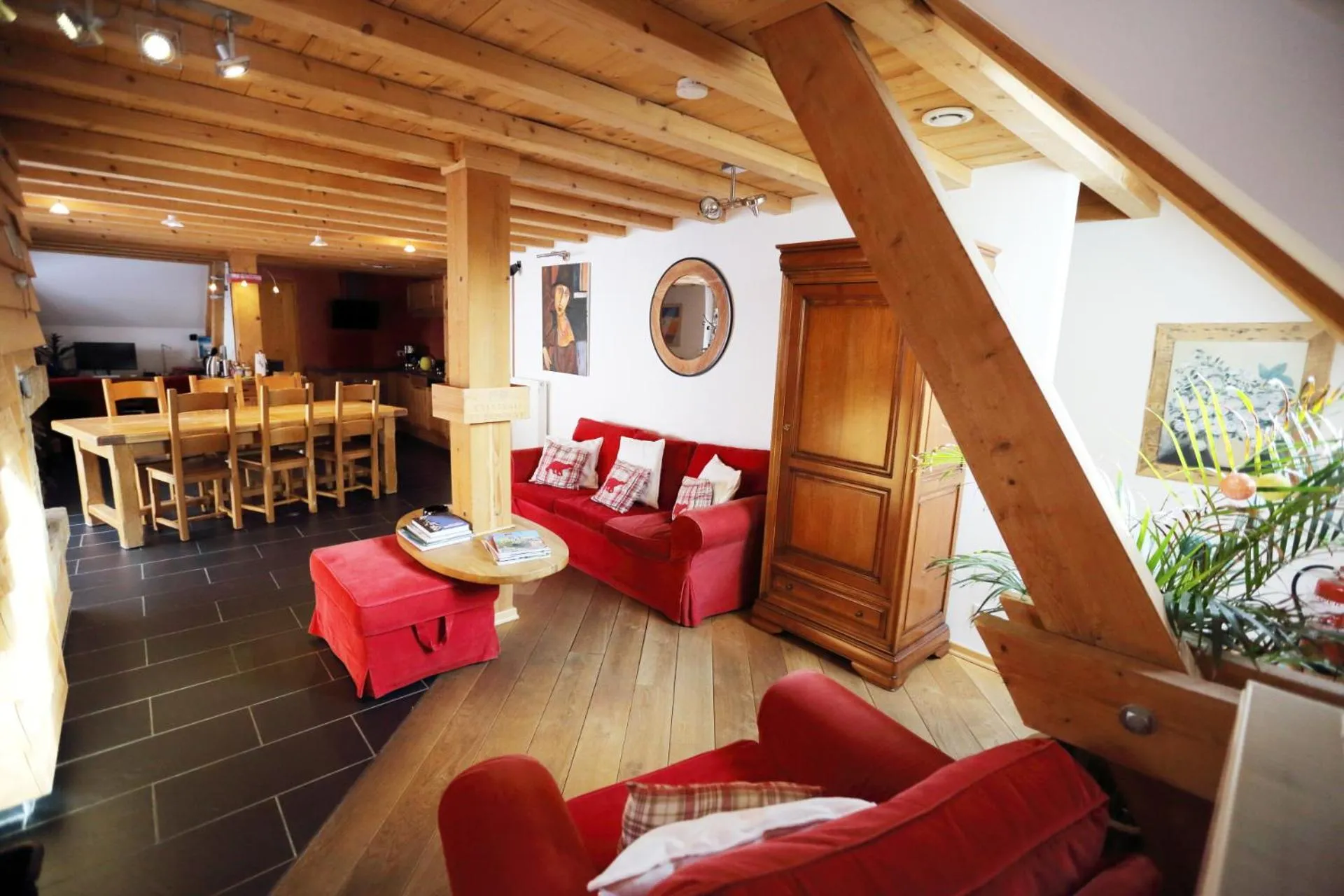 Living room in Le Valombré