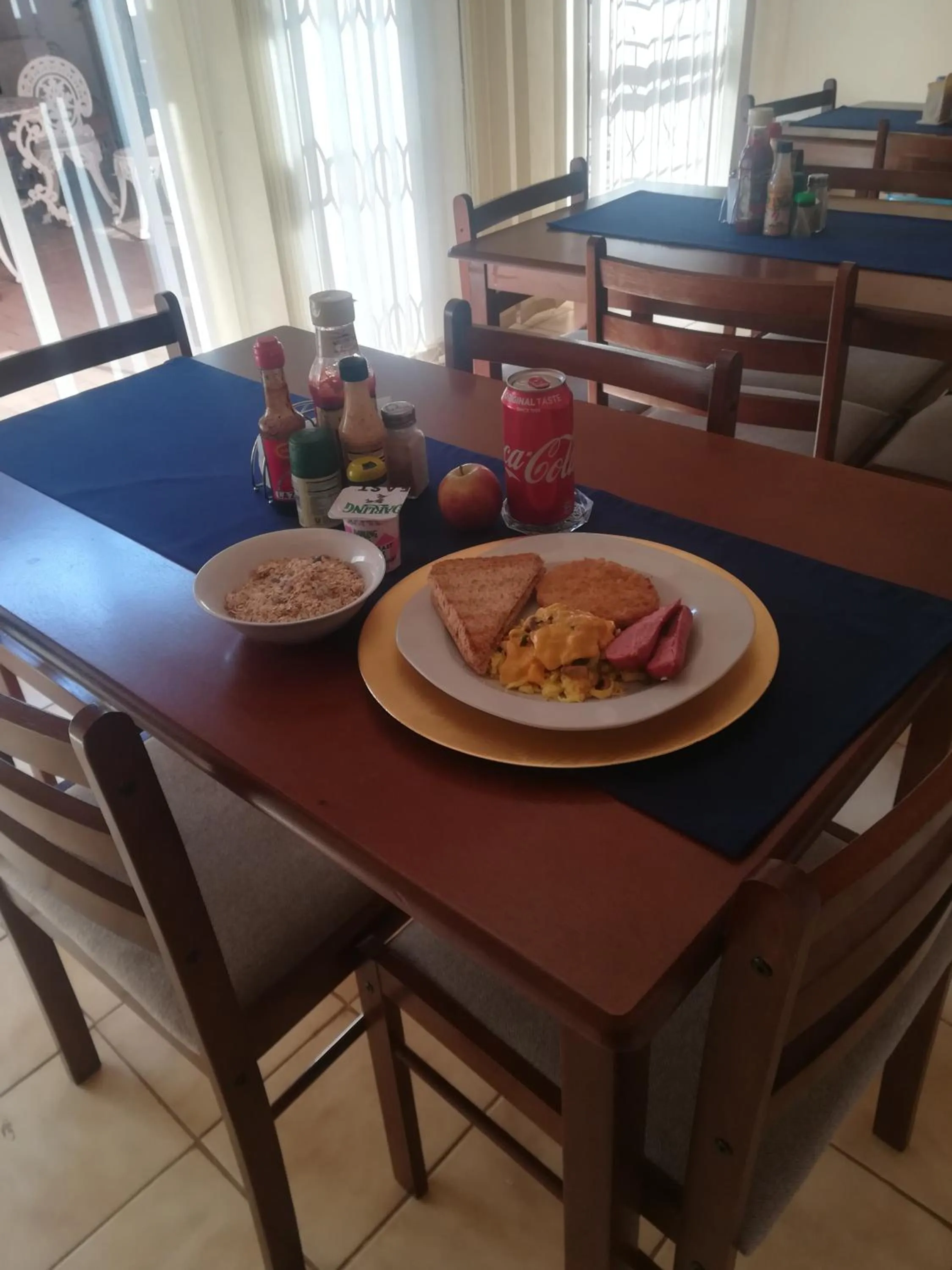 Breakfast in Diphororo guest house