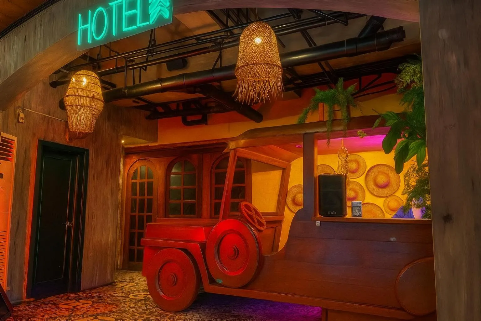 Property building in CONNECTOR Hostel