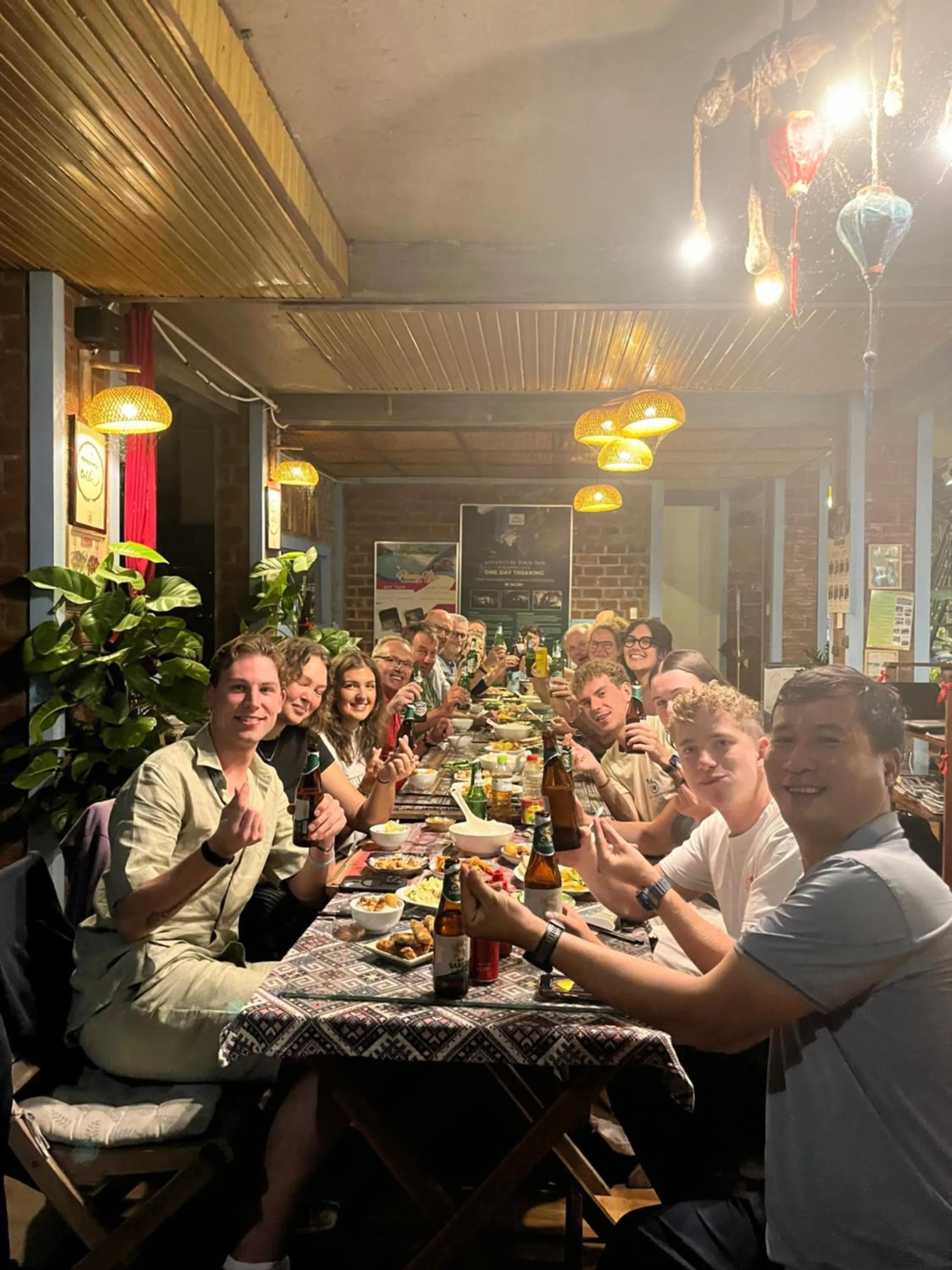 Dinner in Phong Nha An An Homestay