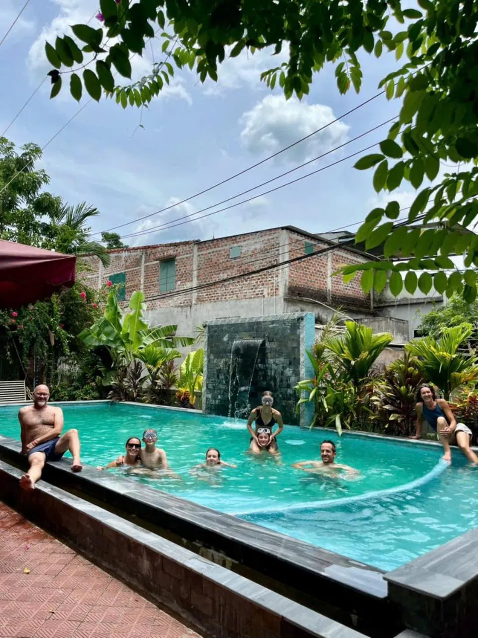 Swimming pool in Phong Nha An An Homestay