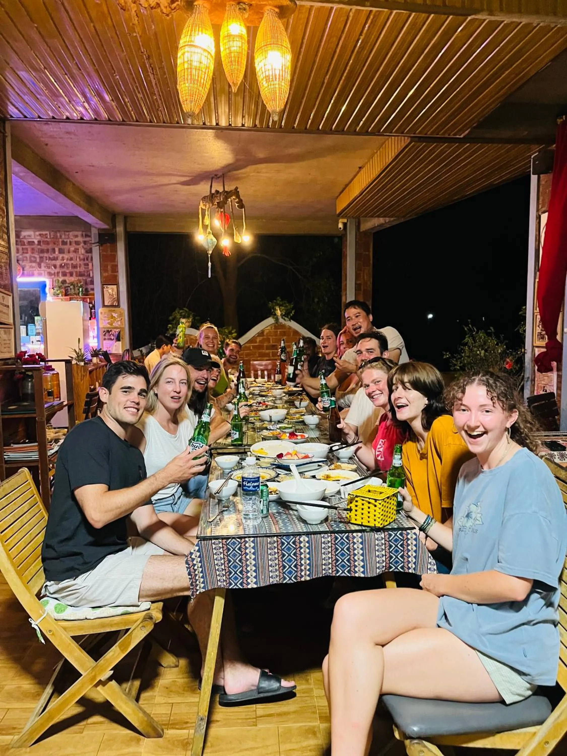 Evening entertainment in Phong Nha An An Homestay