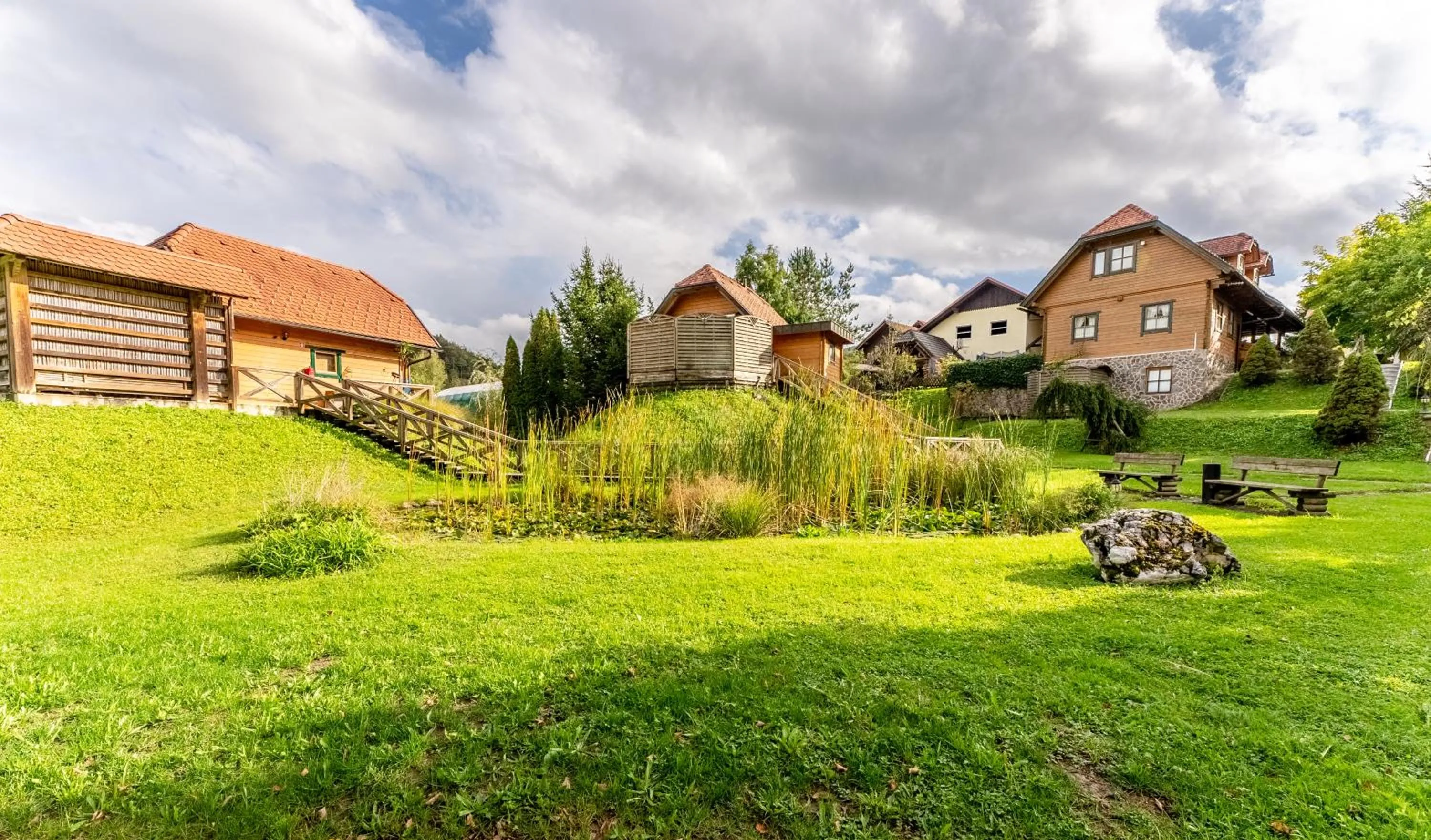 Garden in Korošec Apartments and Wellness Centre