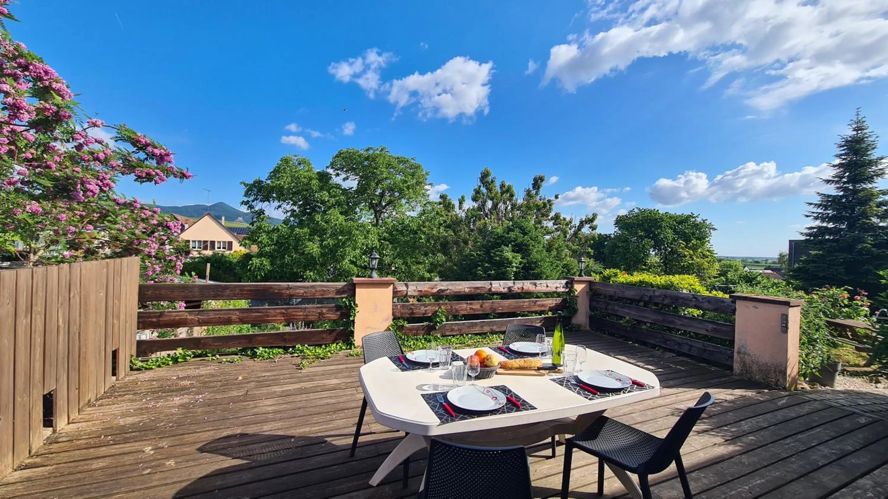 Patio in Gîte et Chambres d'hôtes, l'Erable