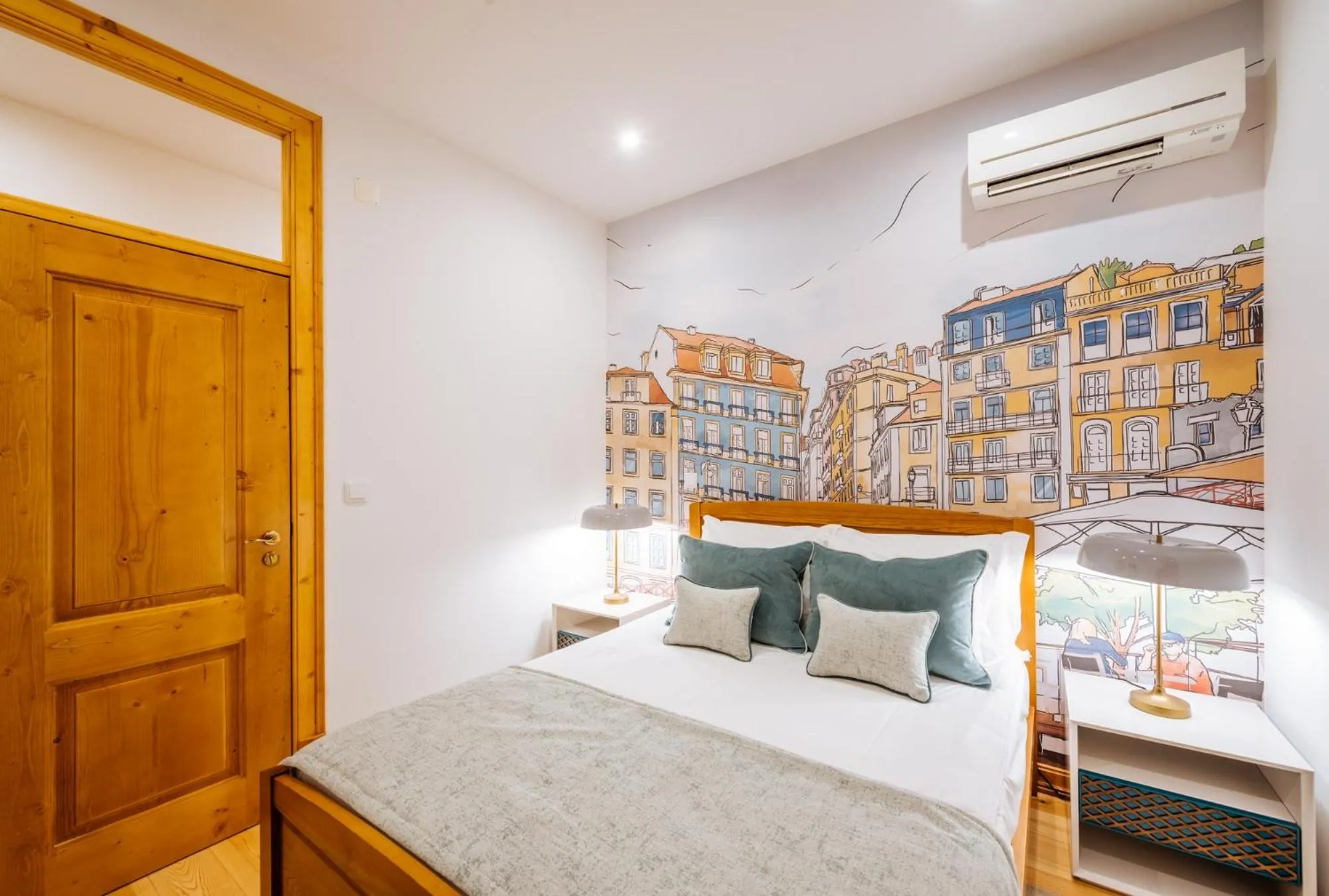Bed in Varandas de Lisboa - Tejo River Apartments & Rooms