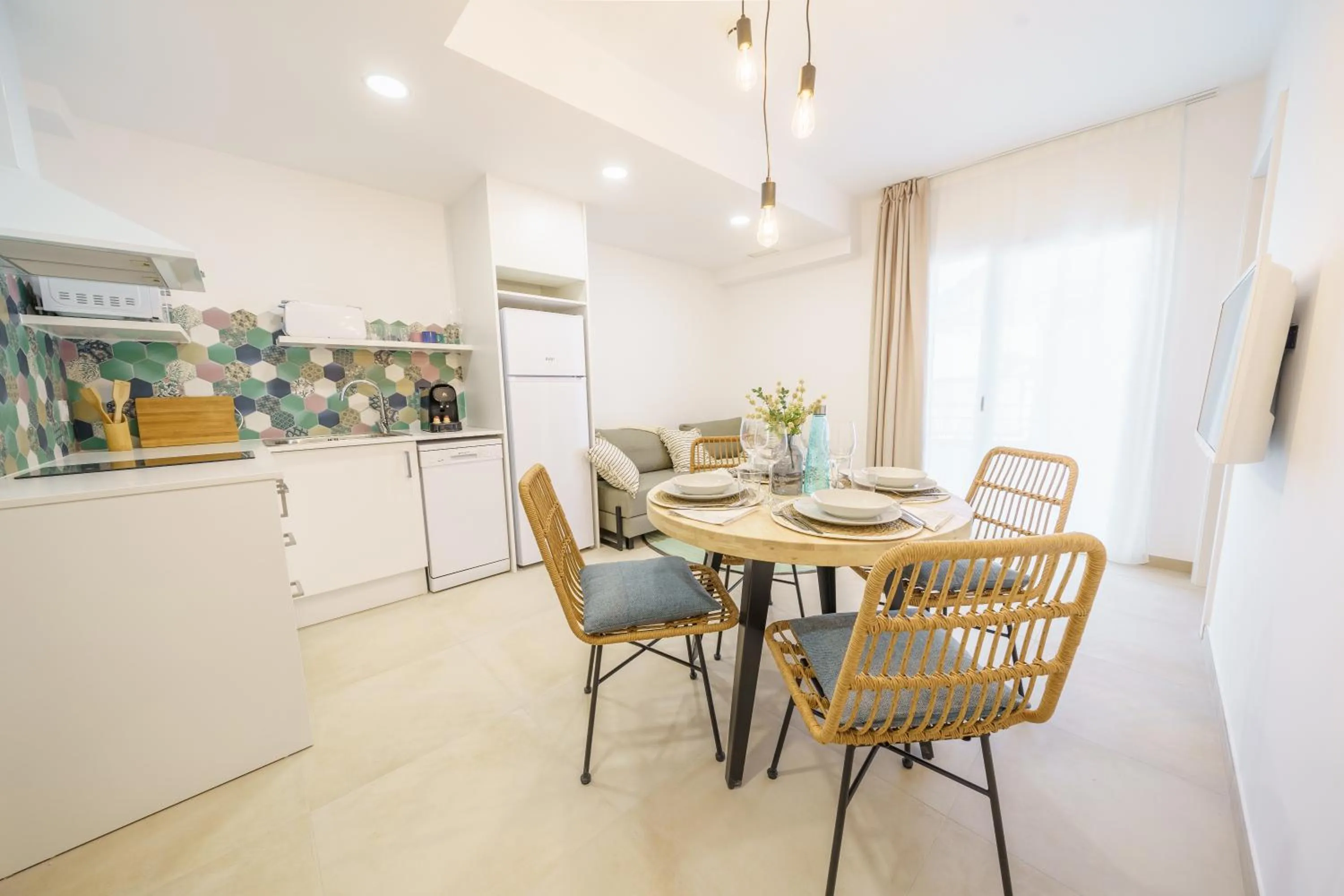 Kitchen or kitchenette in Bamblue Boutique Apartments