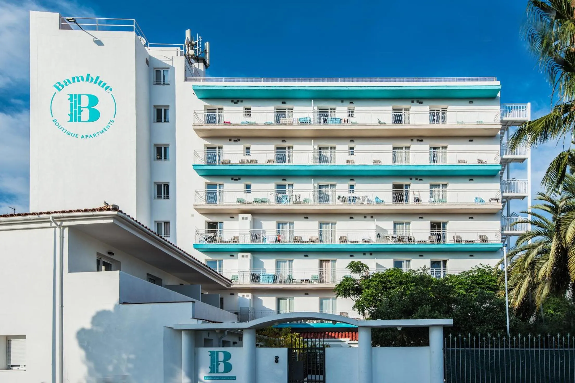 Property building in Bamblue Boutique Apartments