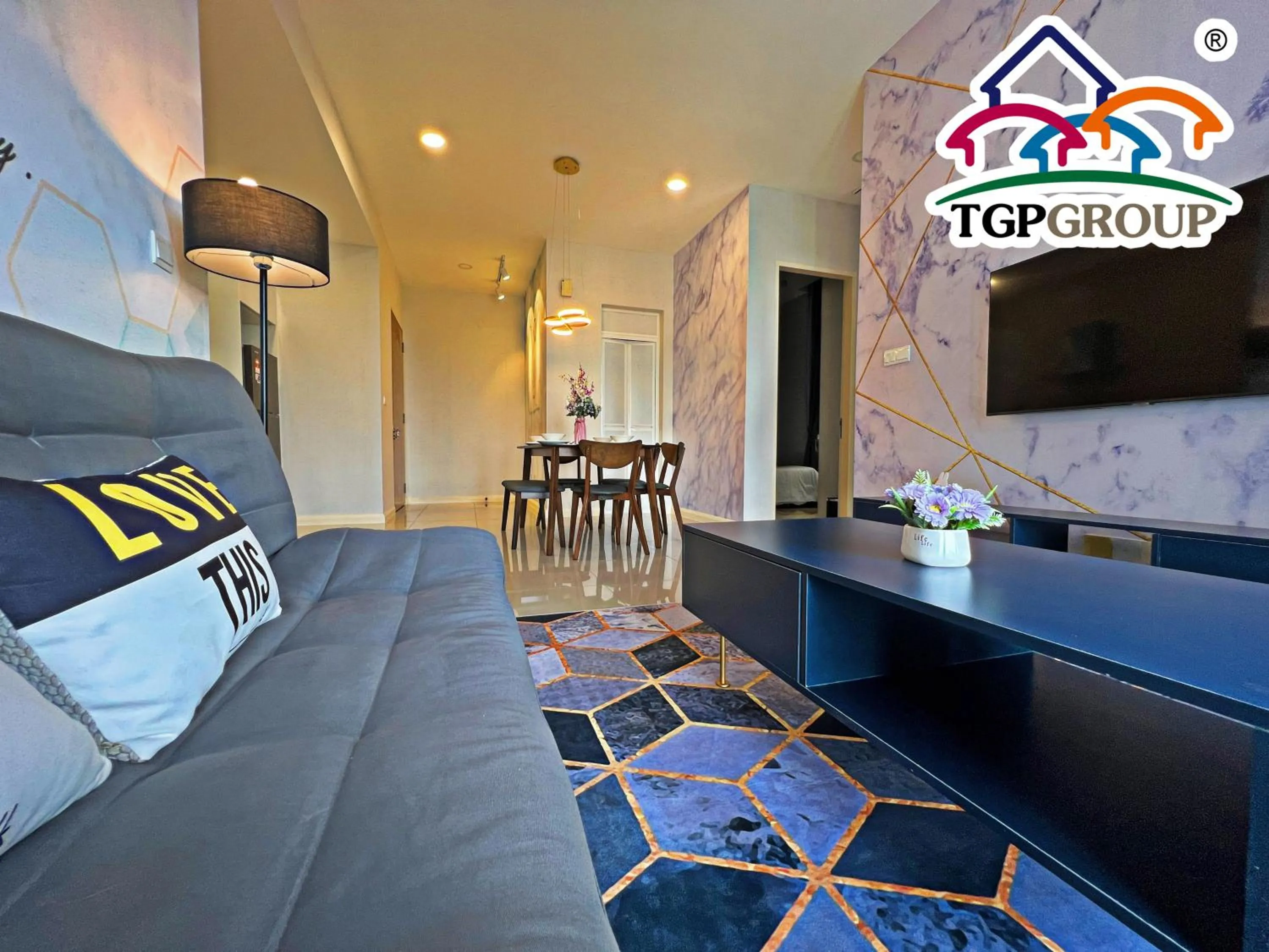 TV and multimedia in Legoland D'PRISTINE Apartment By TGP