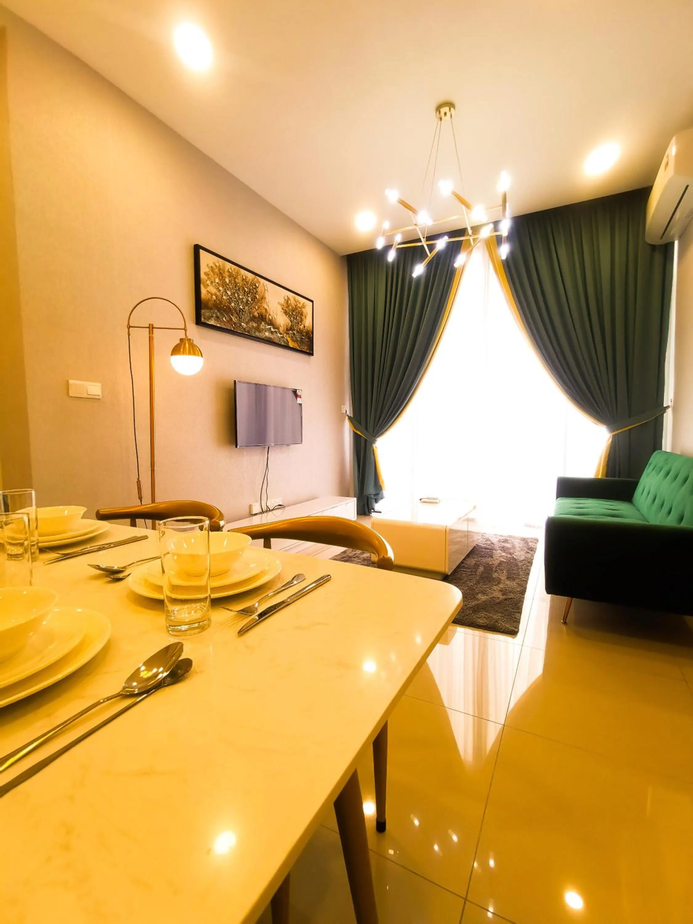 Living room in Legoland D'PRISTINE Apartment By TGP