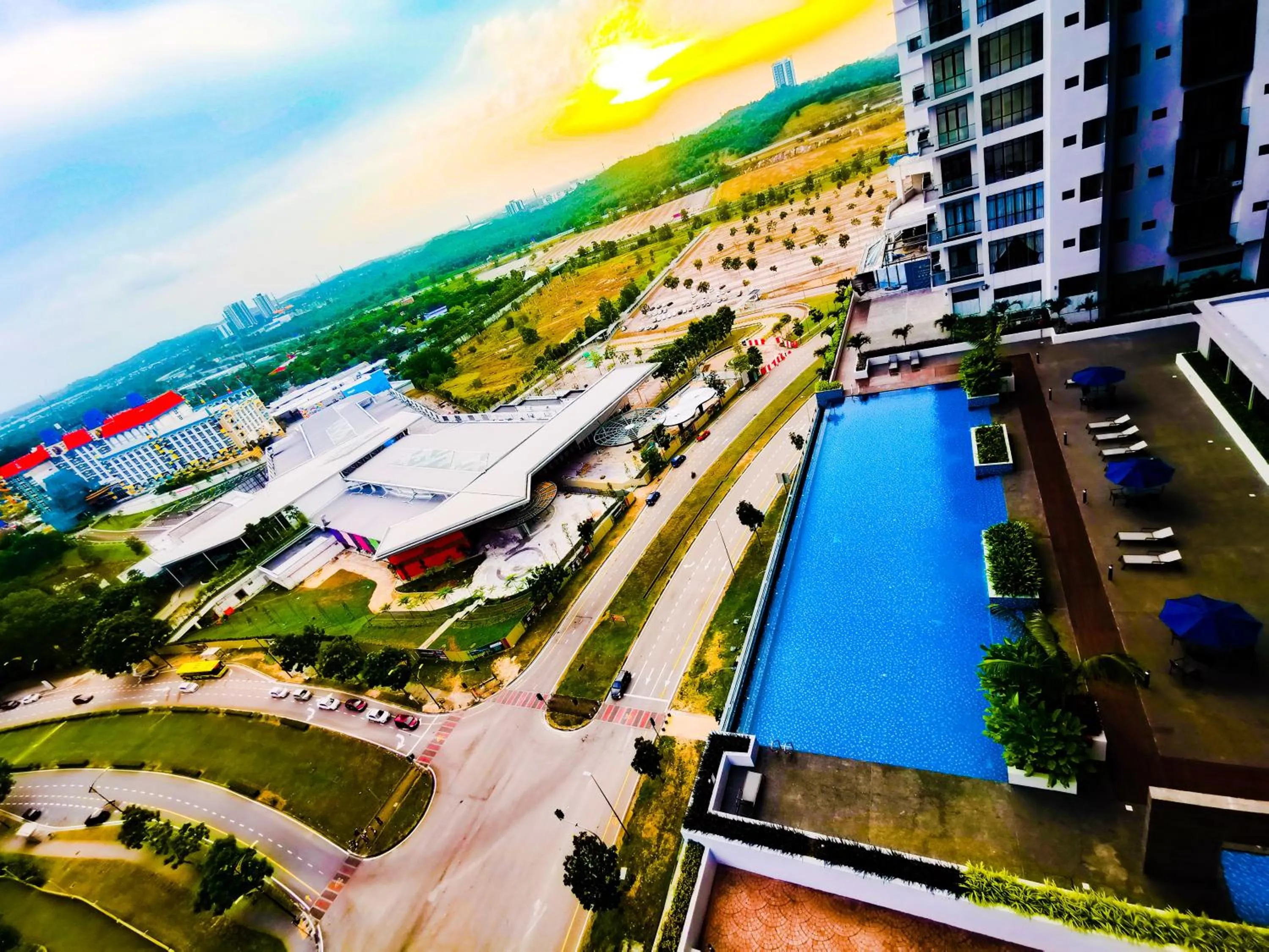 Bird's eye view in Legoland D'PRISTINE Apartment By TGP