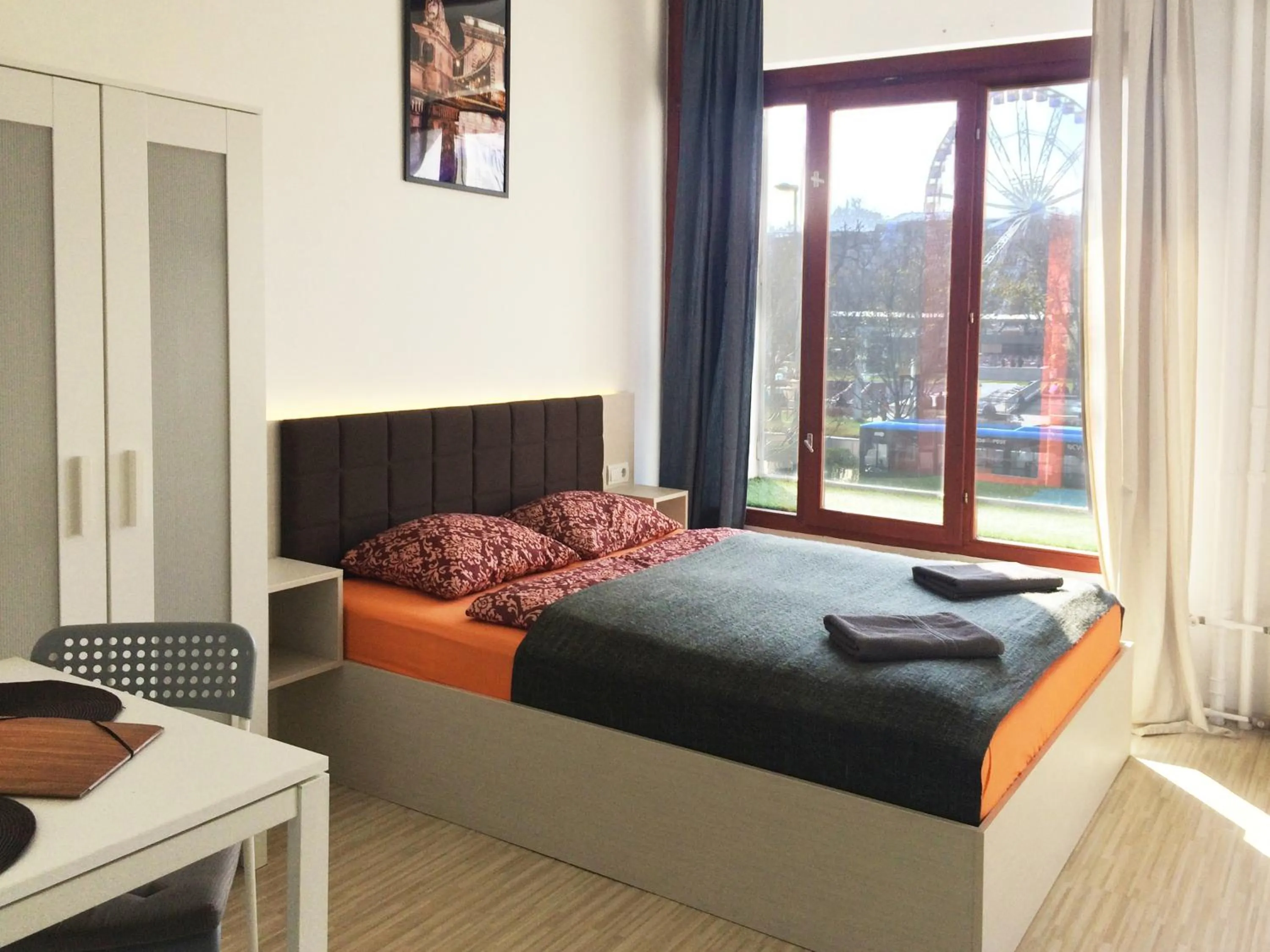 Bed in Zoom-Budapest Apartments