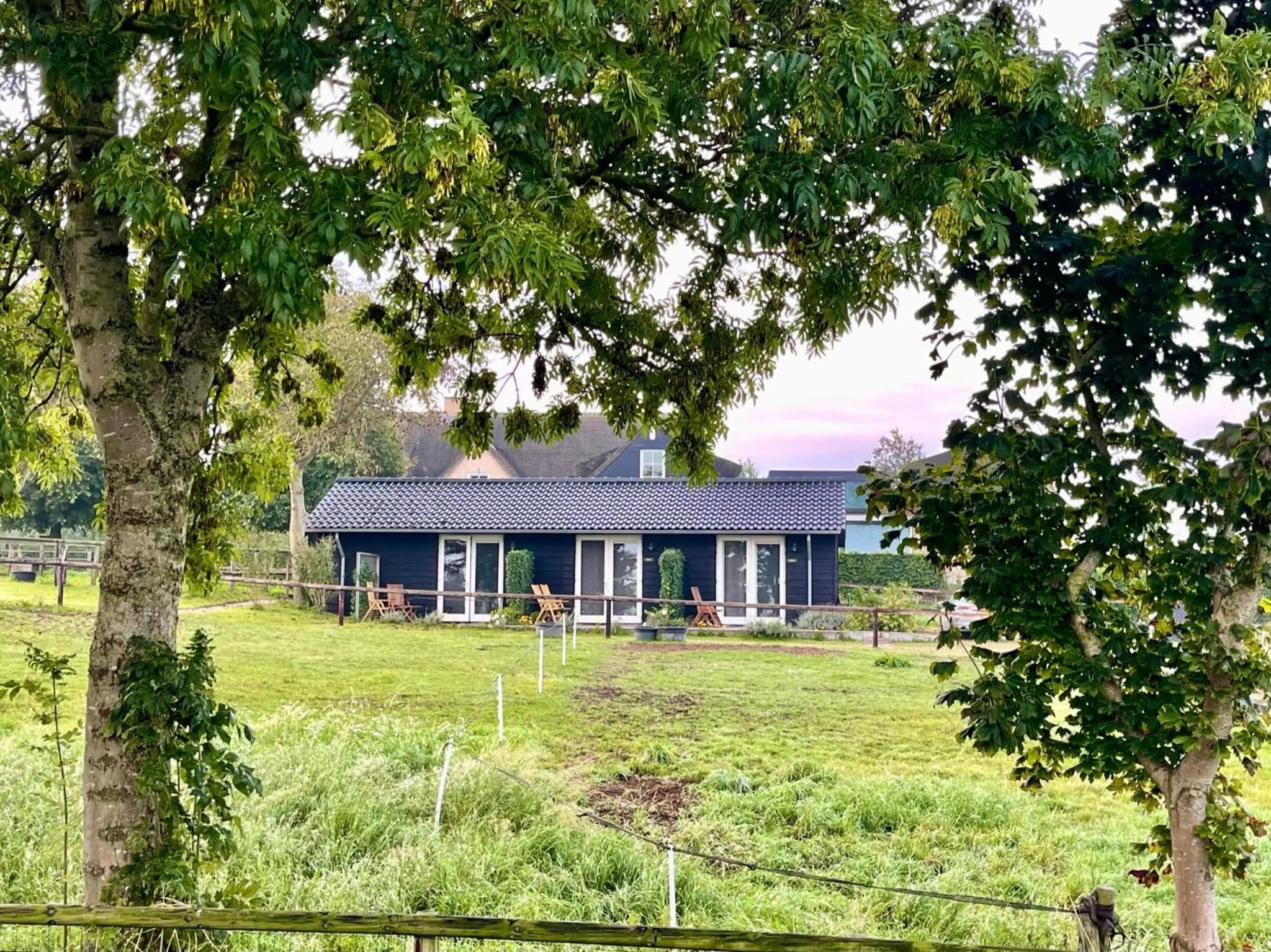 Garden view in B&B De Donk