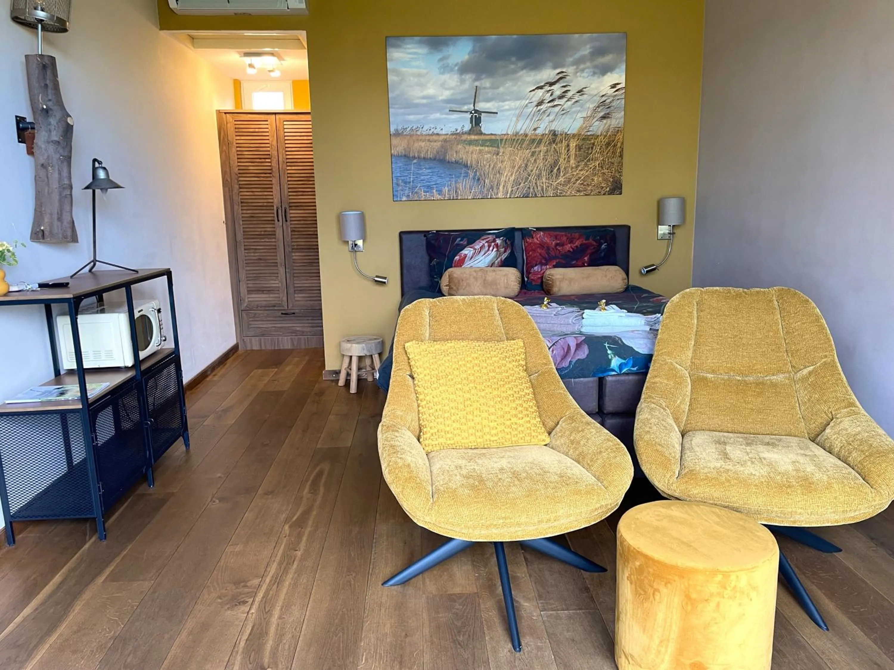 Living room in B&B De Donk