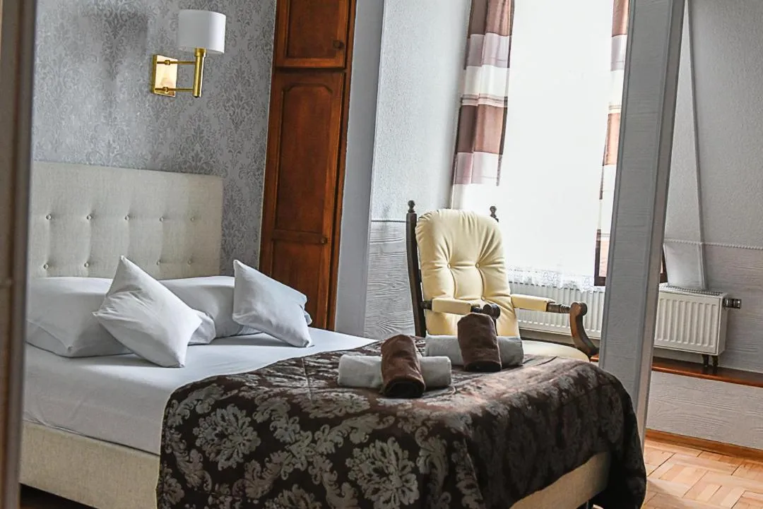 Seating area, Bed in Śnieżka