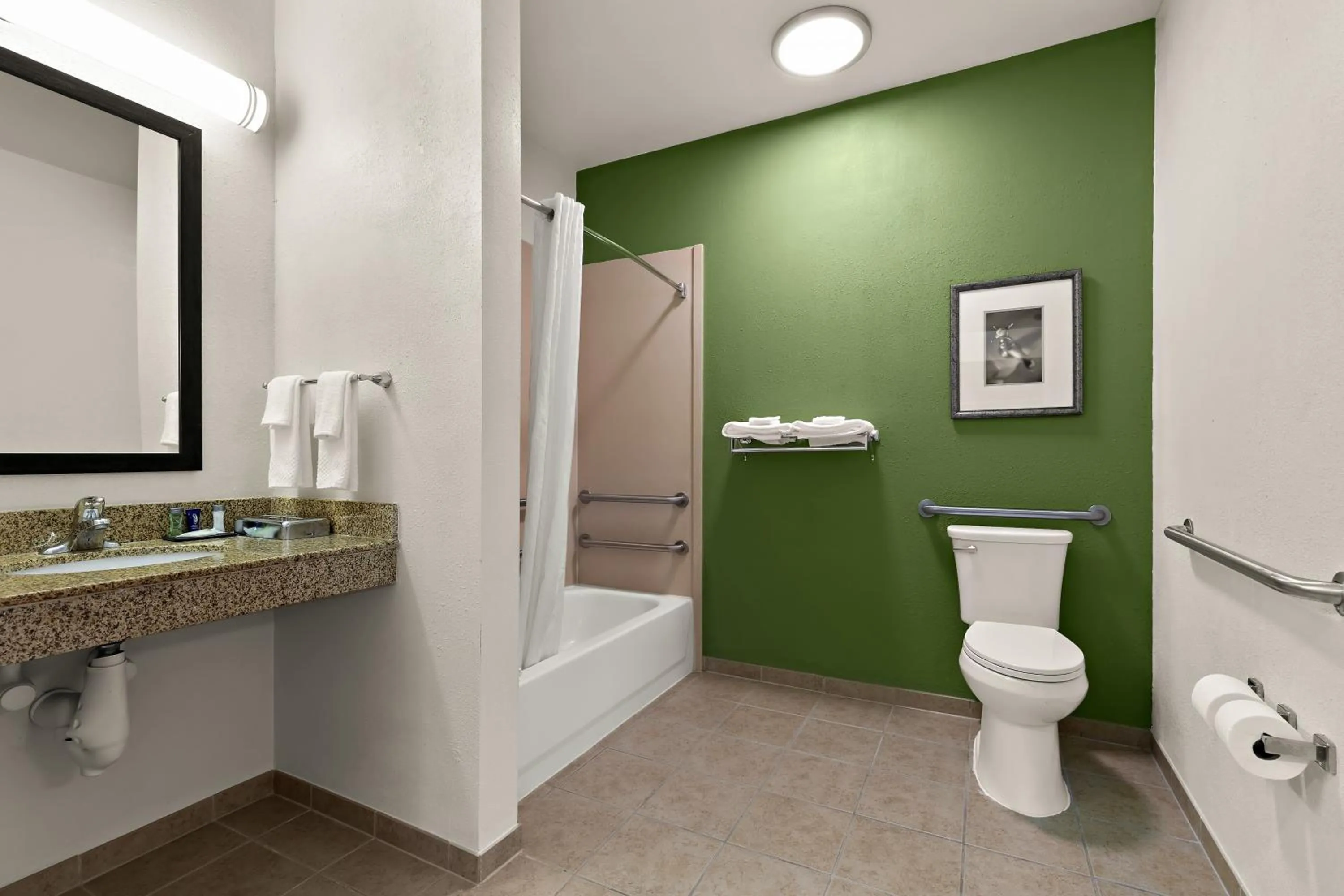 Bathroom in Sleep Inn & Suites near Joint Base Andrews-Washington Area