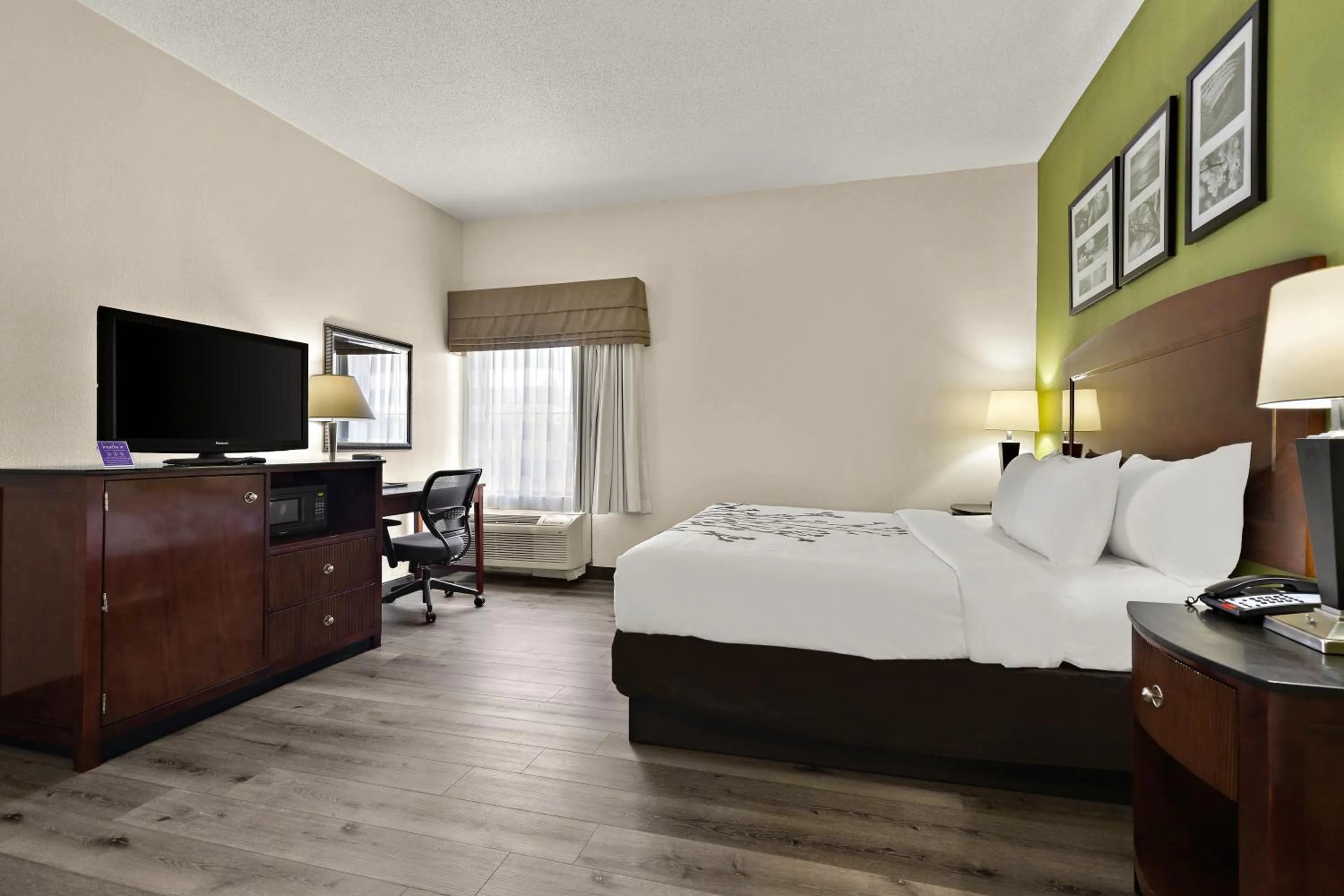 Bed in Sleep Inn & Suites near Joint Base Andrews-Washington Area