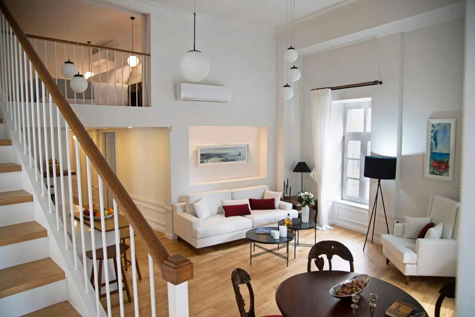 Seating area in Four Streets Athens - Luxury Suites Apartments in Athens