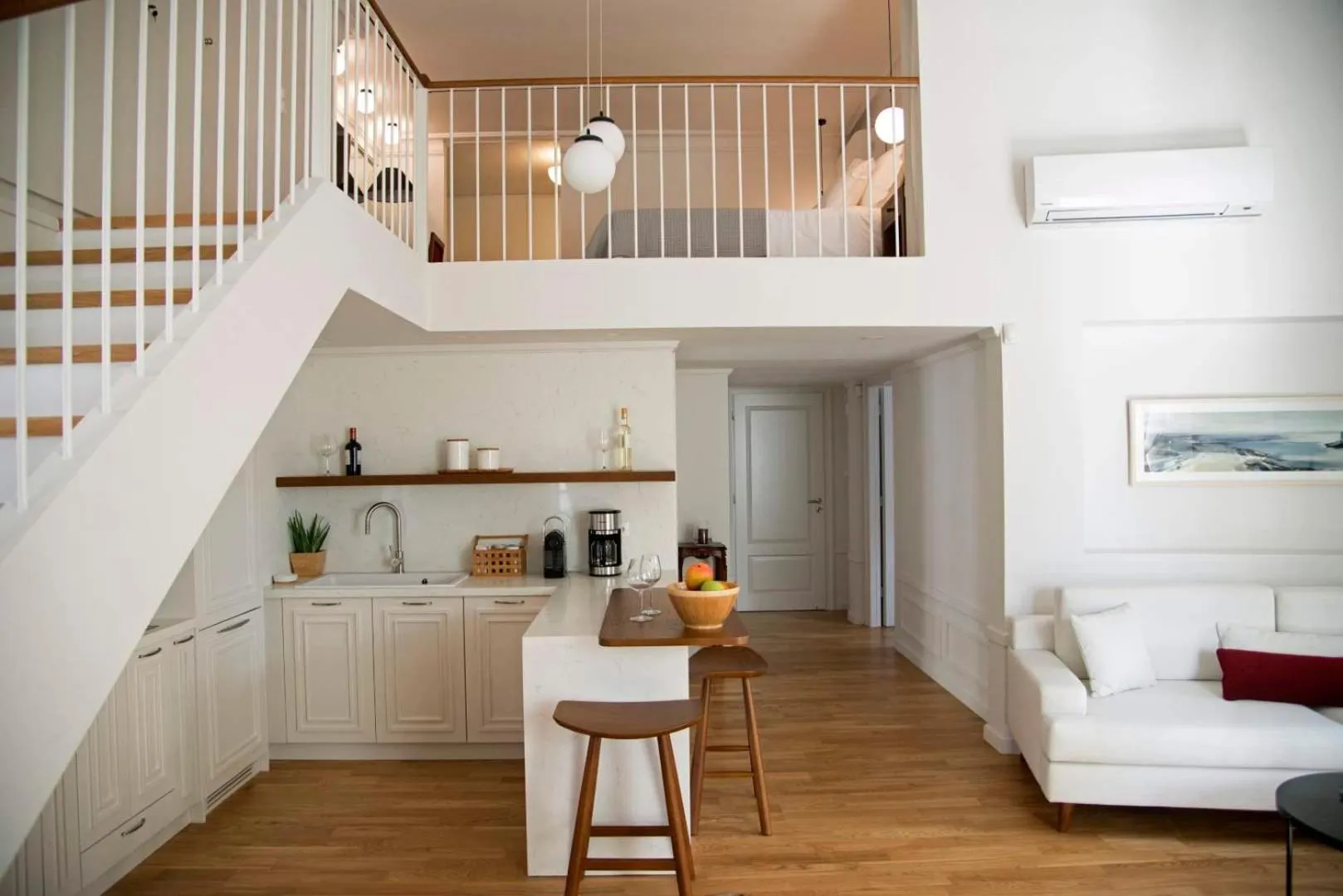 Kitchen or kitchenette in Four Streets Athens - Luxury Suites Apartments in Athens