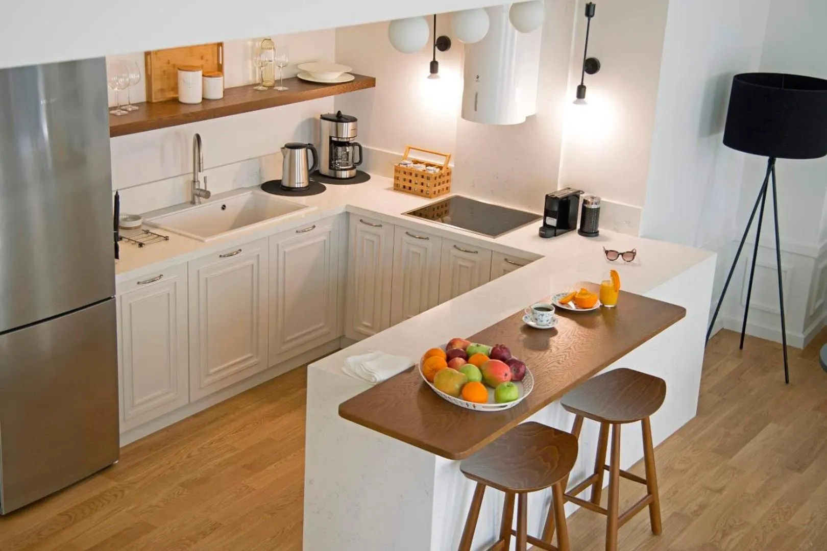 Kitchen or kitchenette in Four Streets Athens - Luxury Suites Apartments in Athens