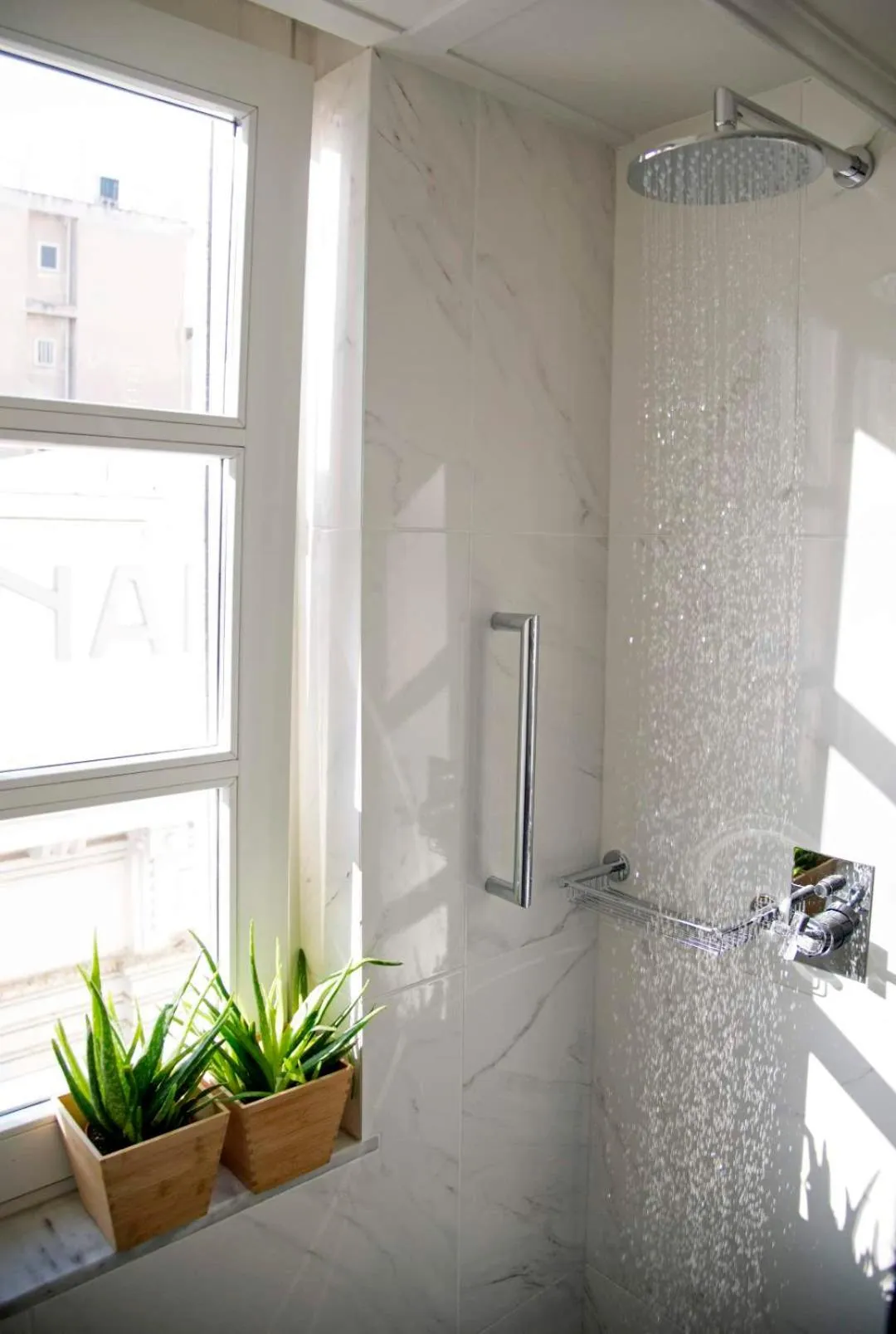 Shower in Four Streets Athens - Luxury Suites Apartments in Athens