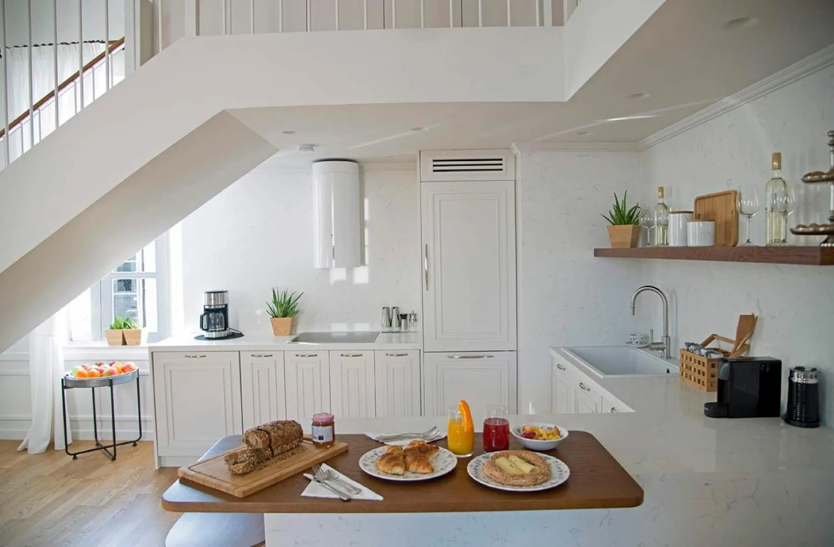 Kitchen or kitchenette in Four Streets Athens - Luxury Suites Apartments in Athens