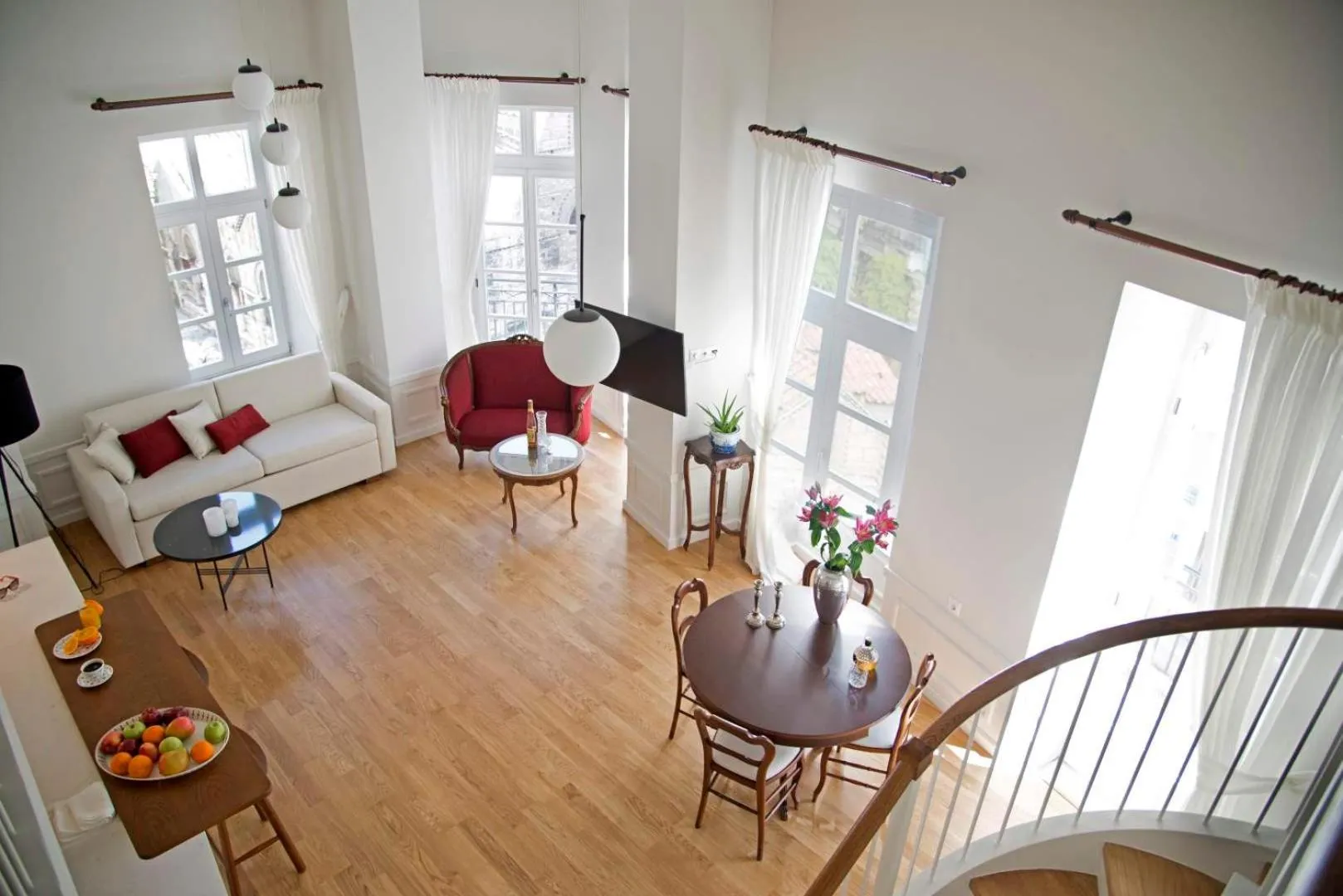 Living room in Four Streets Athens - Luxury Suites Apartments in Athens