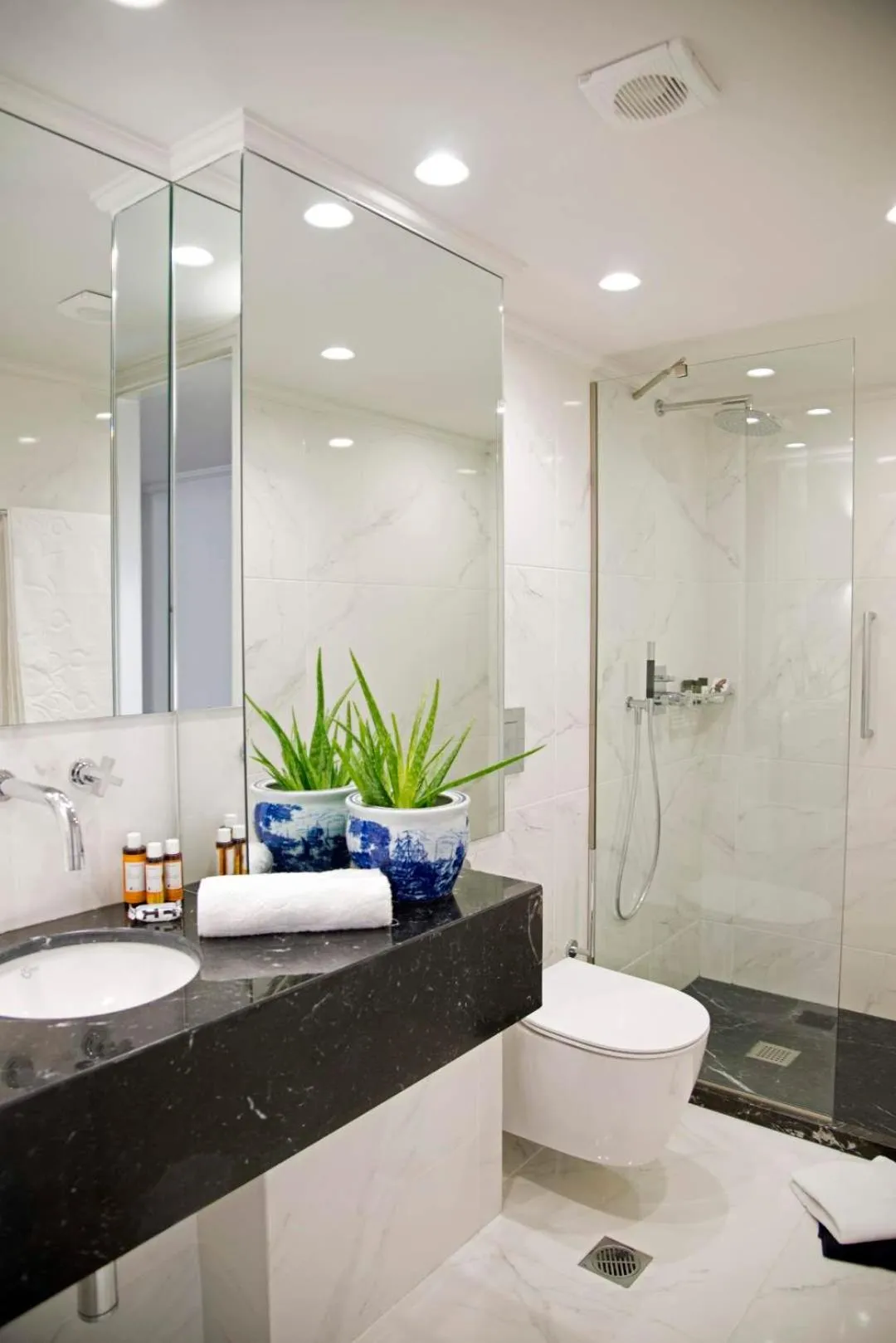 Shower in Four Streets Athens - Luxury Suites Apartments in Athens