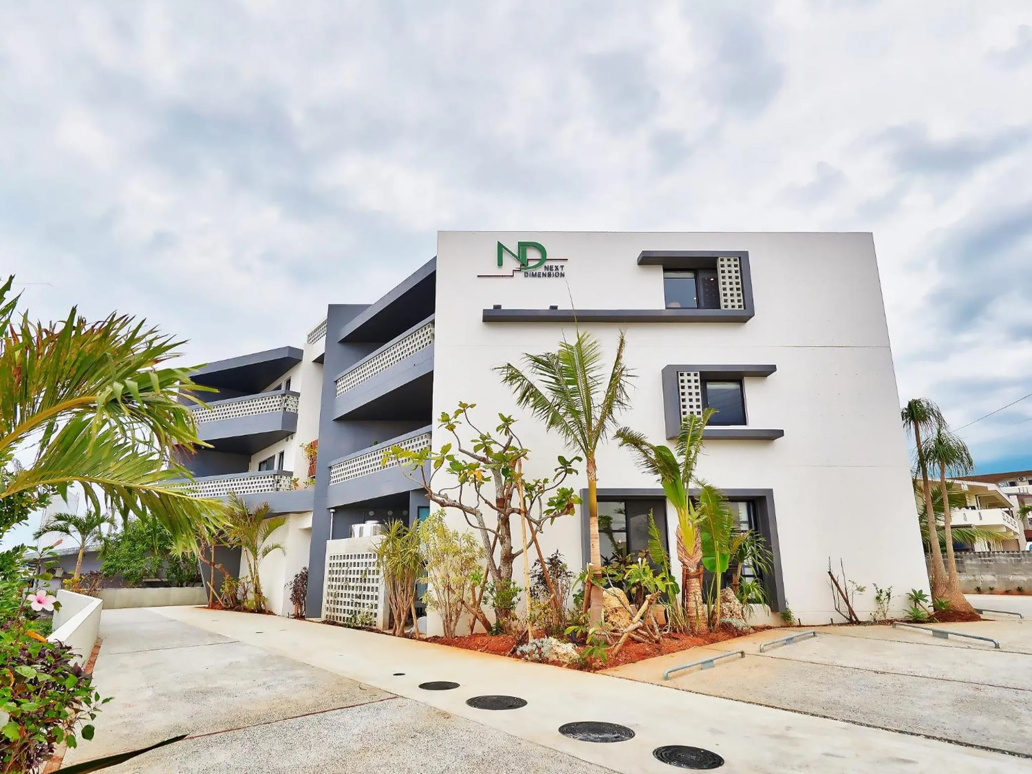 Property building in Yomitan Condhotel ND