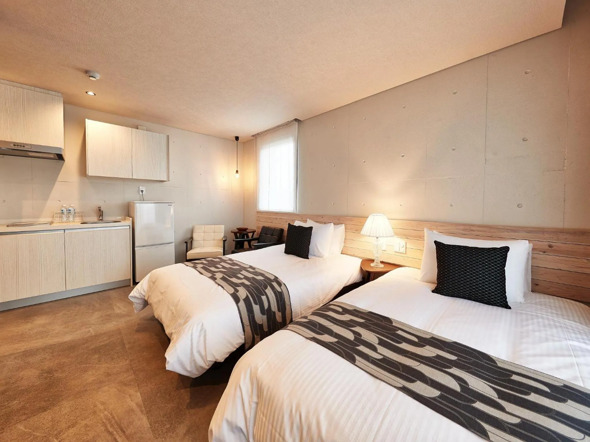 Bed in Yomitan Condhotel ND