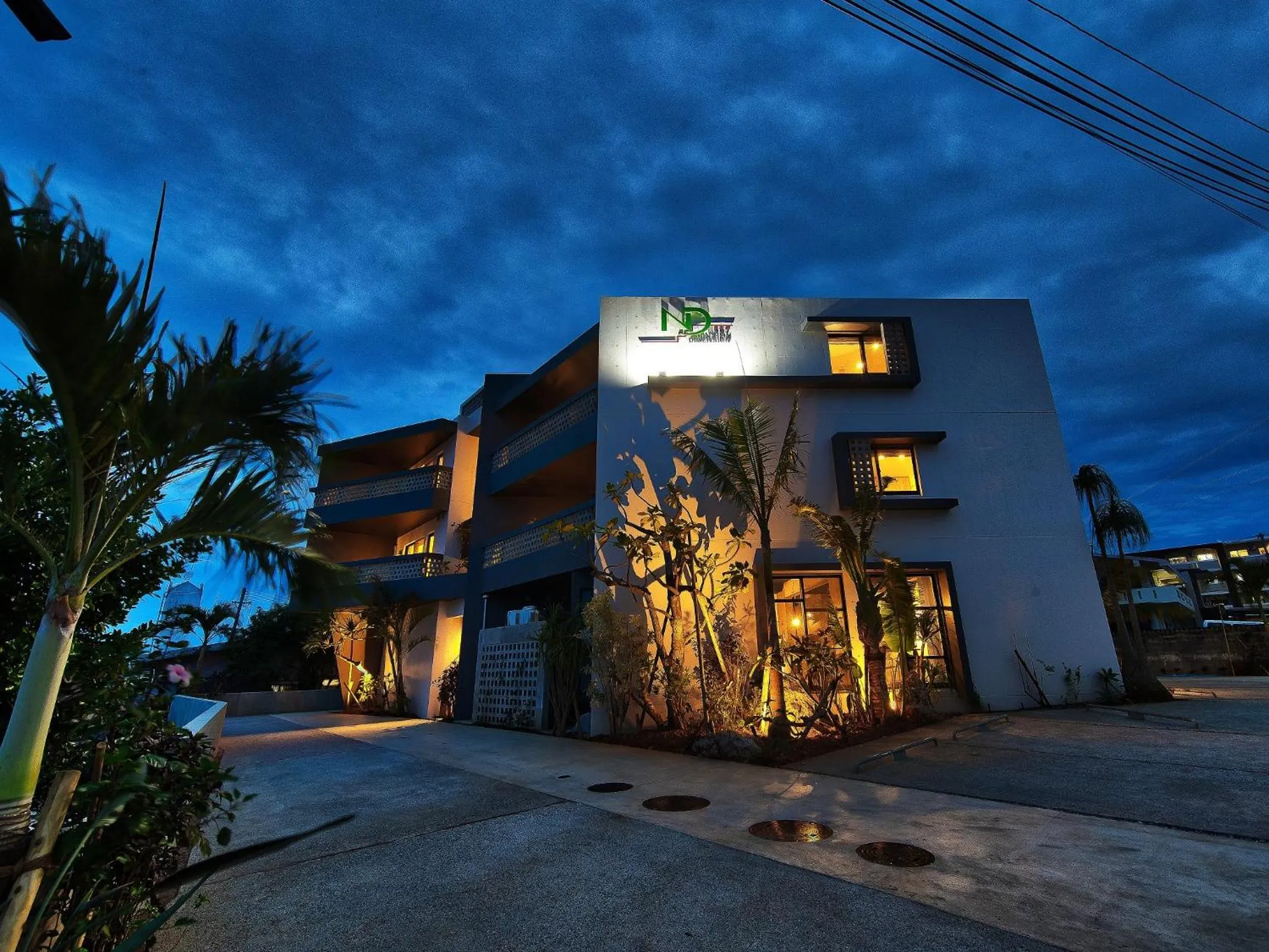 Property building in Yomitan Condhotel ND