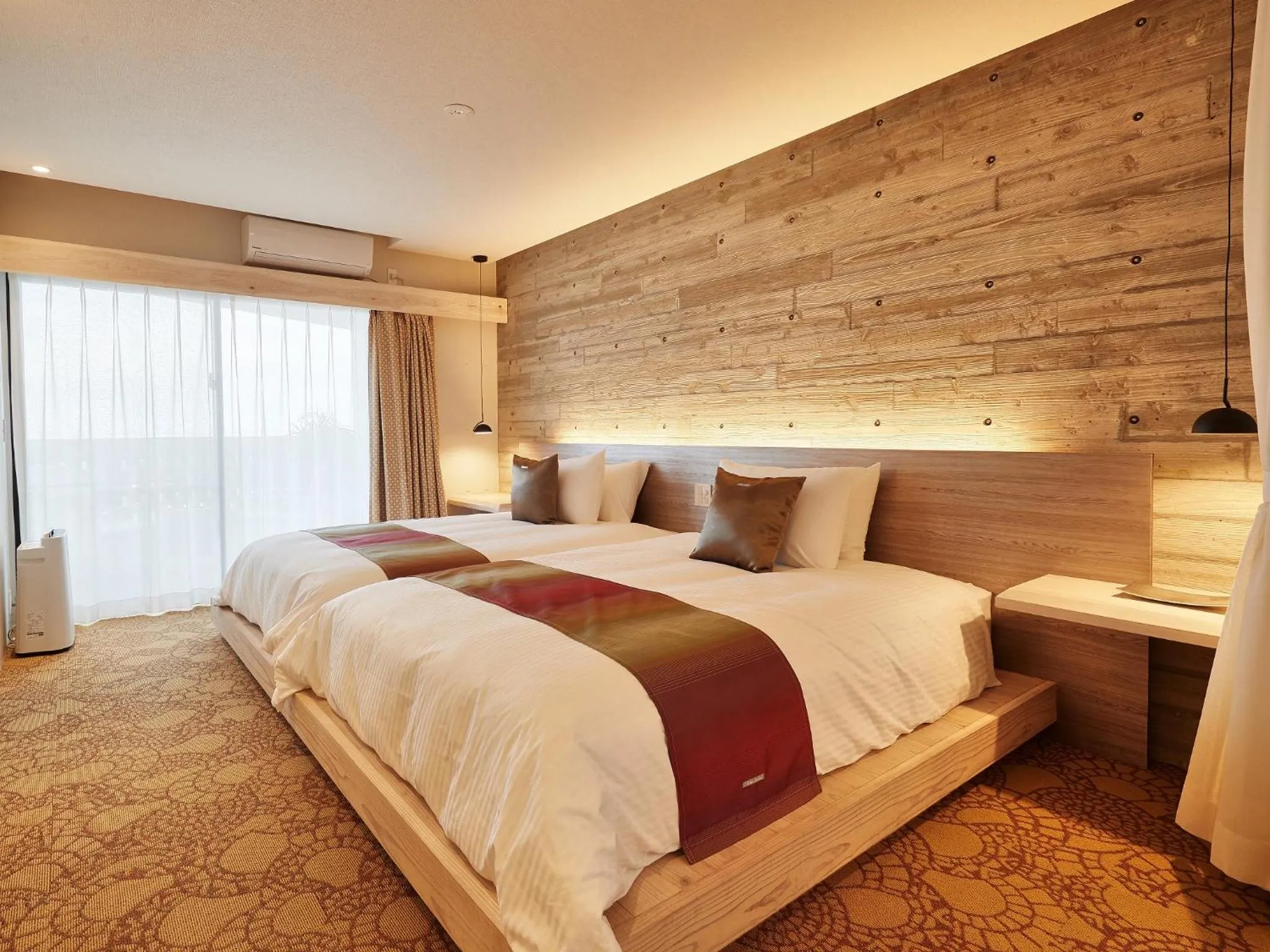 Bed in Yomitan Condhotel ND