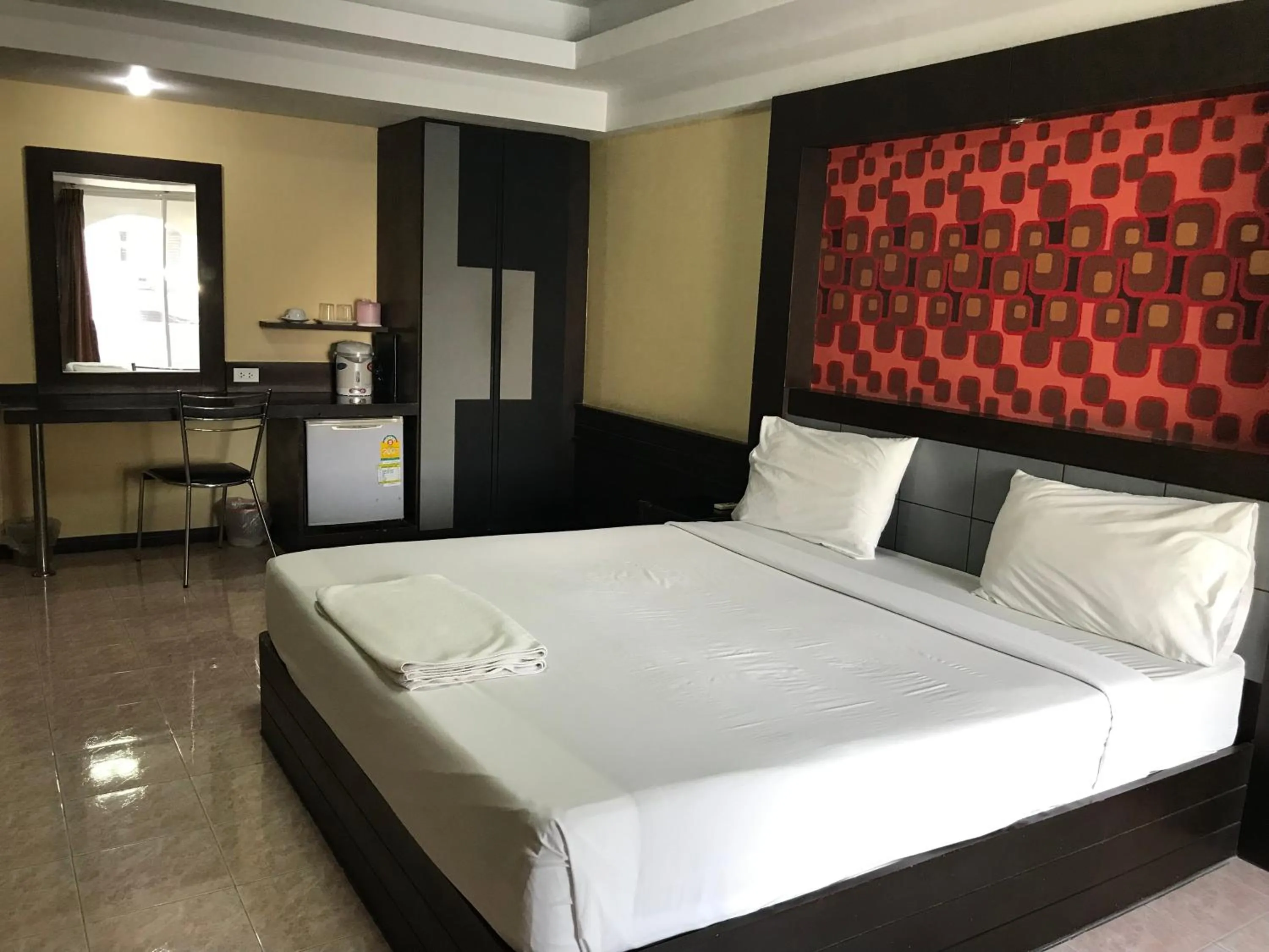Bed in Khon Kaen Ruenrom Hotel