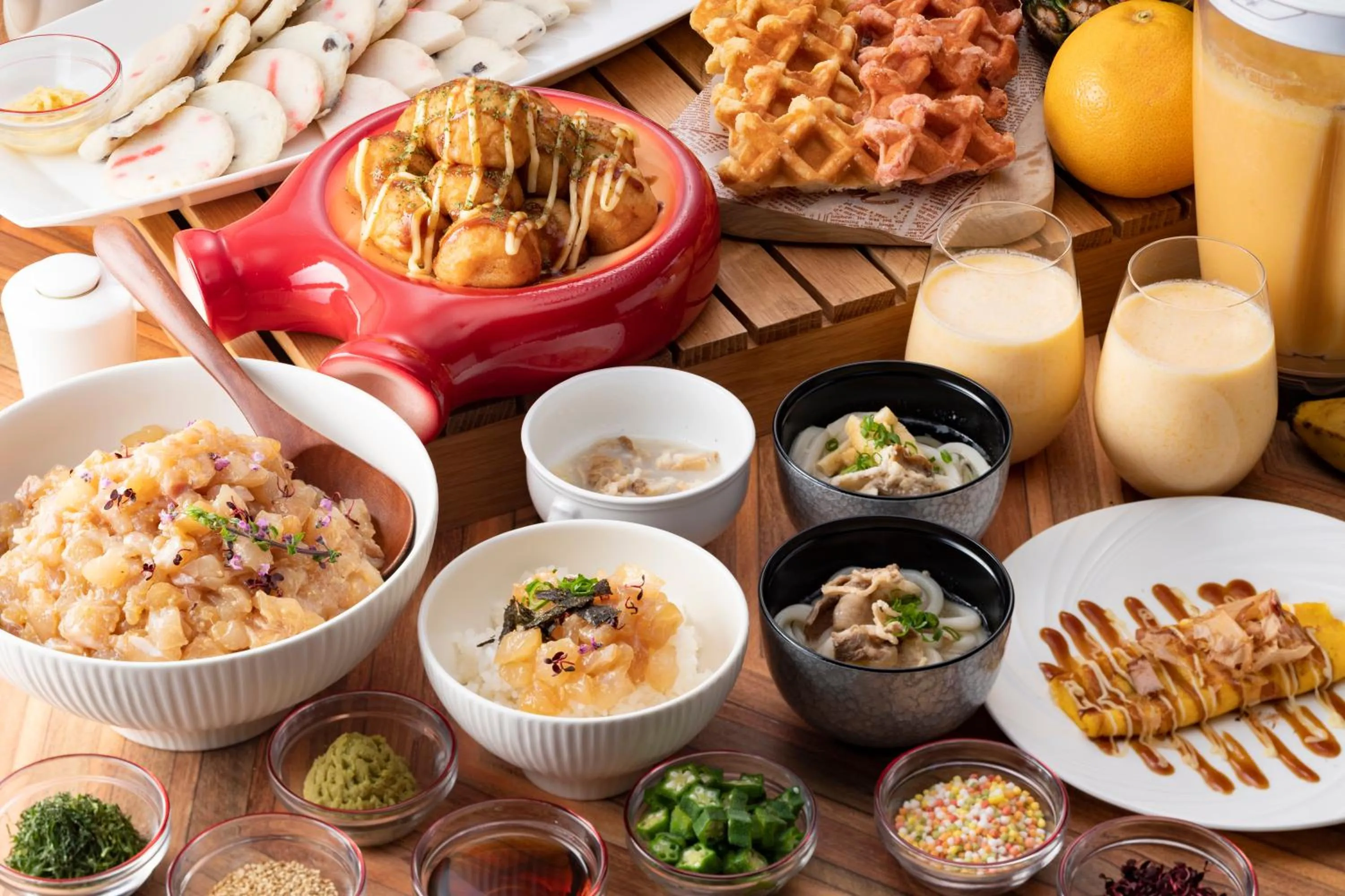 Buffet breakfast in Osaka Excel Hotel Tokyu