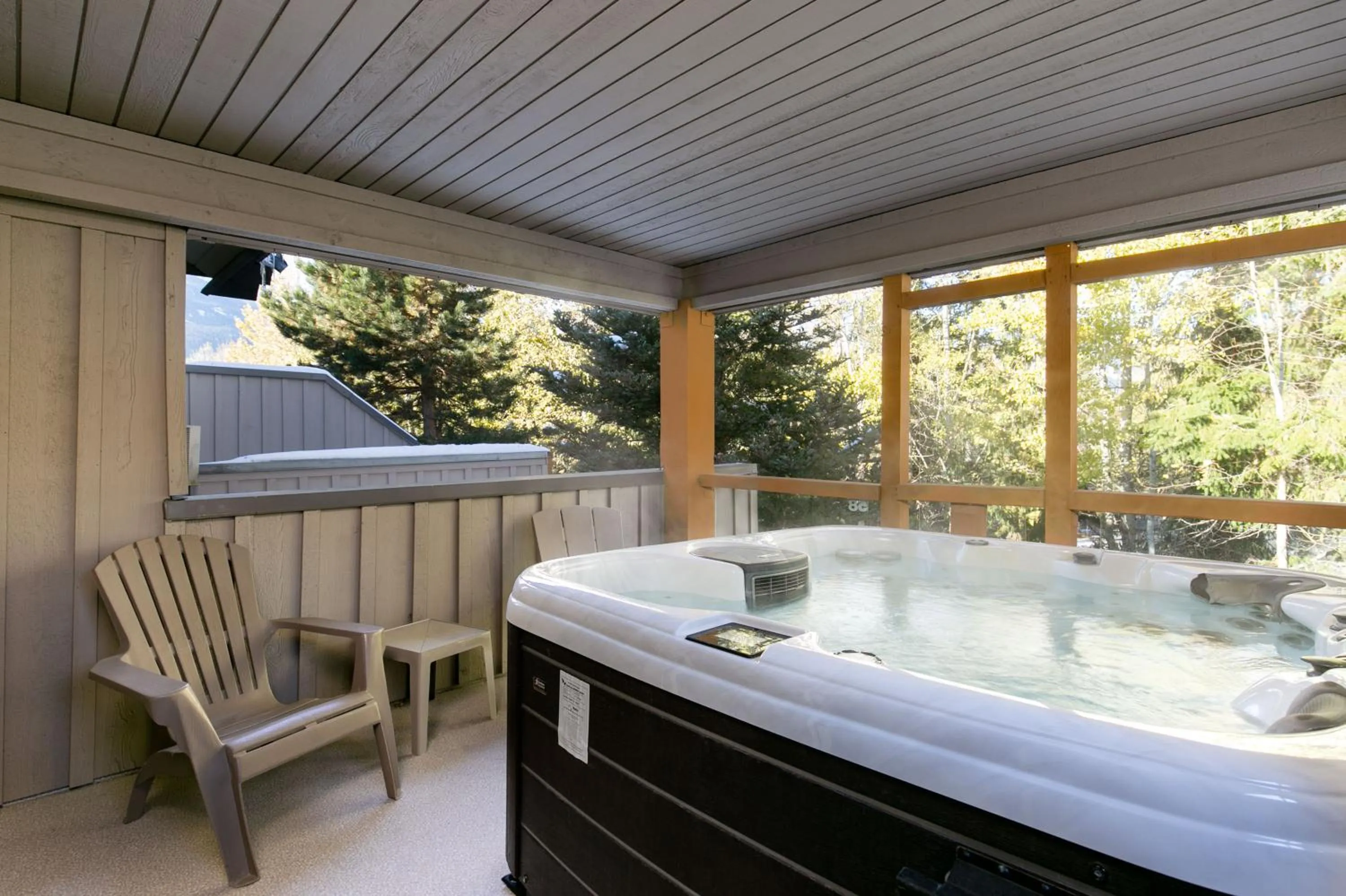 Hot Tub in Glaciers Reach by Allseason Vacation Rentals