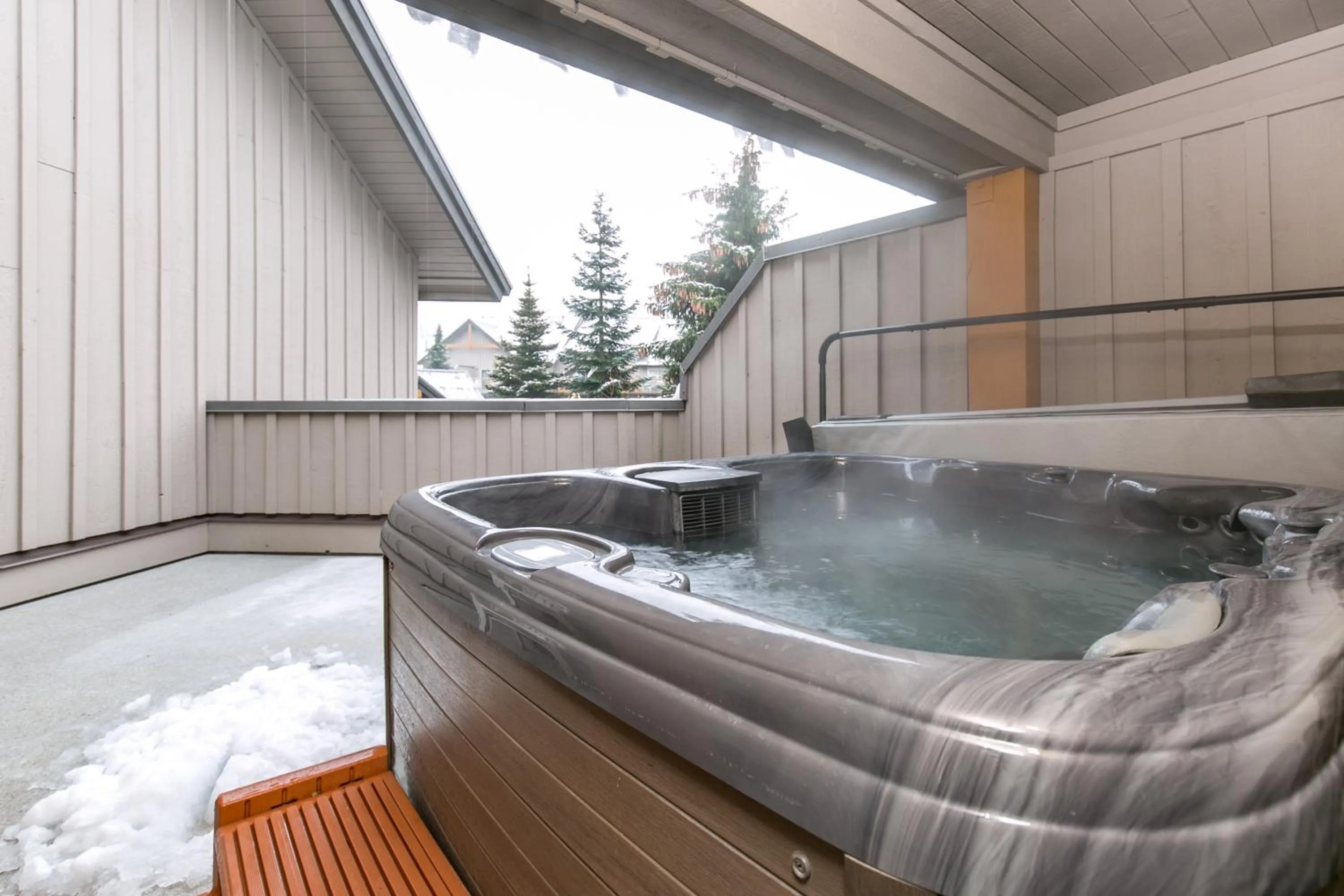 Hot Tub in Glaciers Reach by Allseason Vacation Rentals