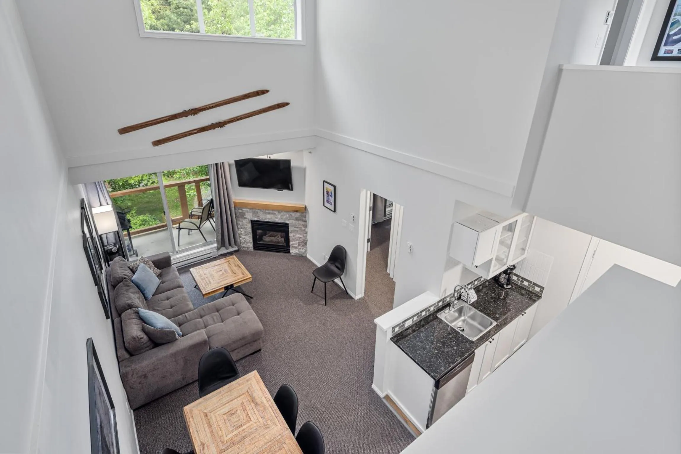 Living room in Glaciers Reach by Allseason Vacation Rentals