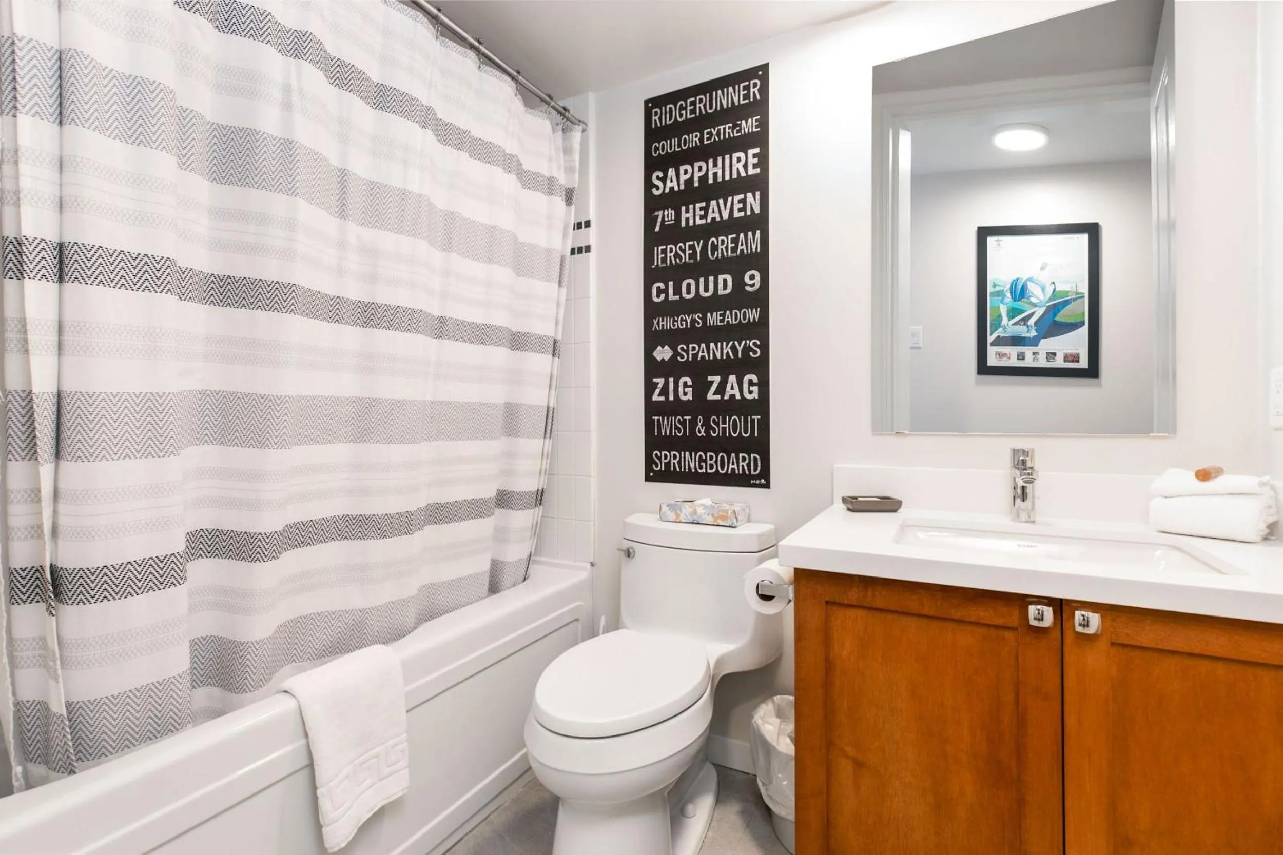 Bathroom in Glaciers Reach by Allseason Vacation Rentals