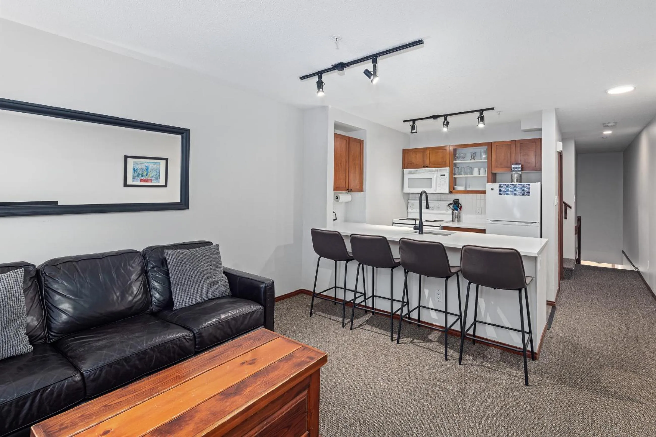 Living room in Glaciers Reach by Allseason Vacation Rentals