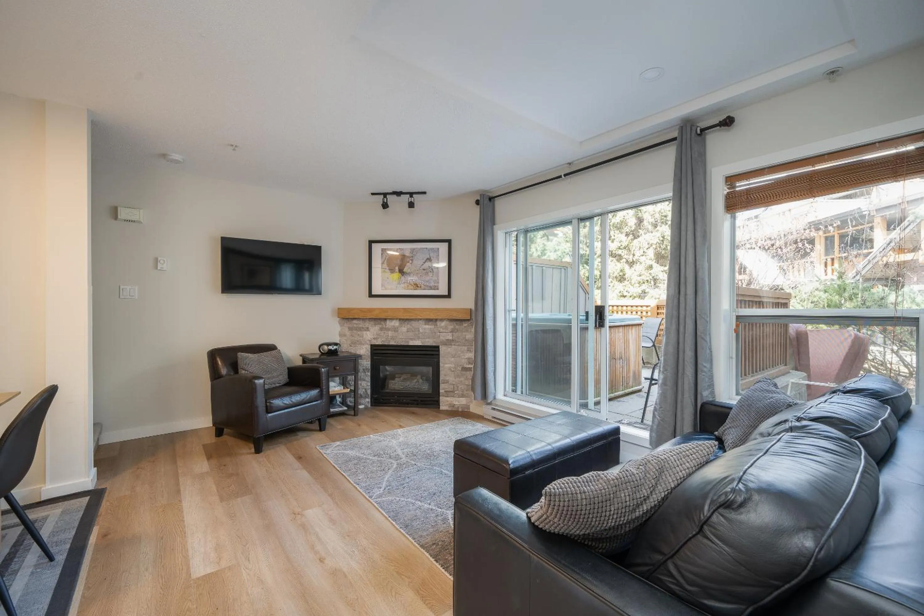 Living room in Glaciers Reach by Allseason Vacation Rentals