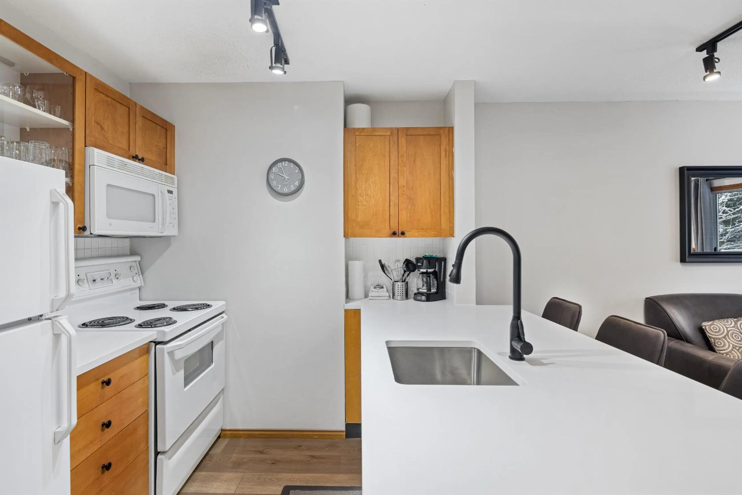 kitchen in Glaciers Reach by Allseason Vacation Rentals