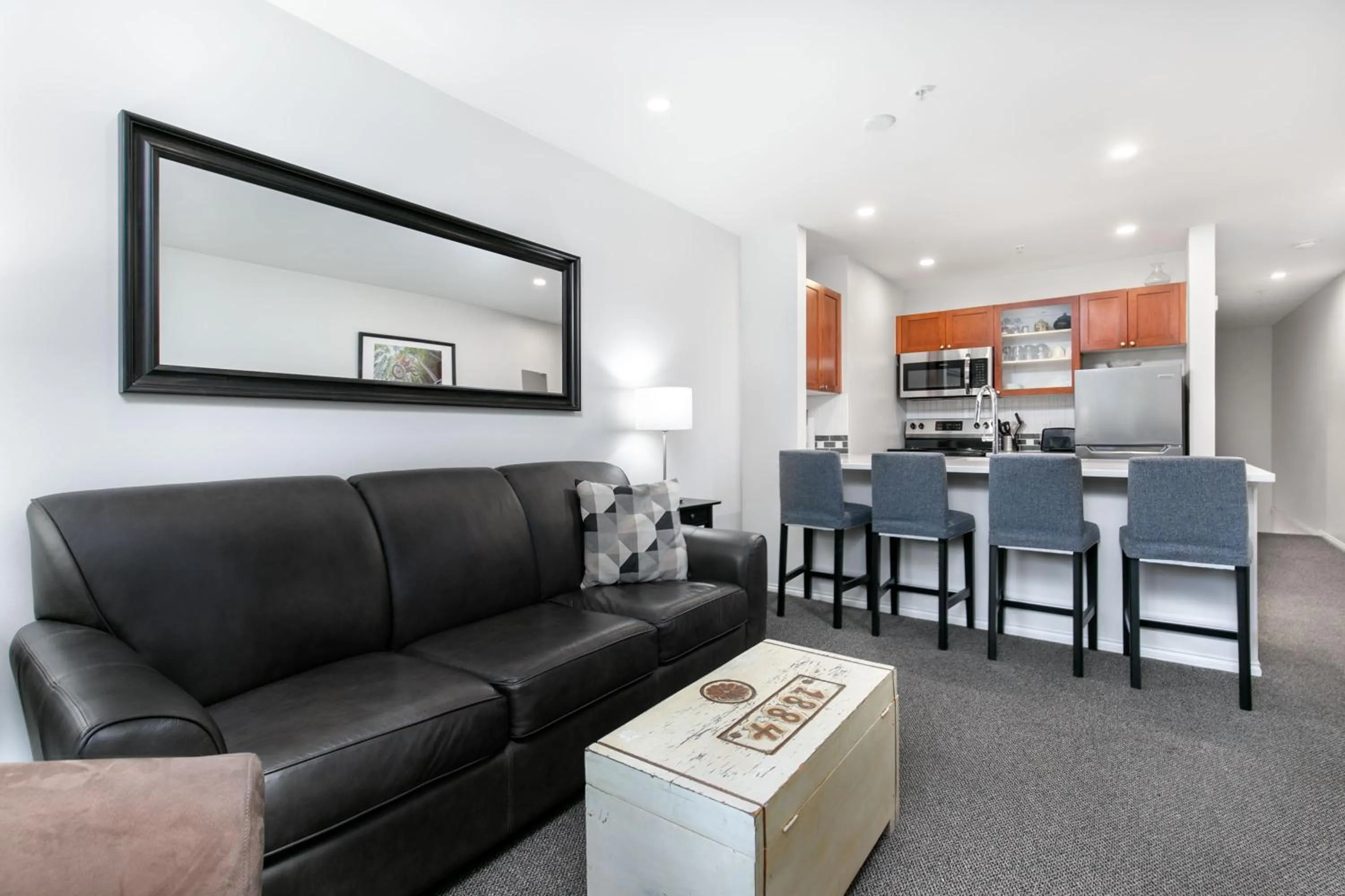 Living room in Glaciers Reach by Allseason Vacation Rentals