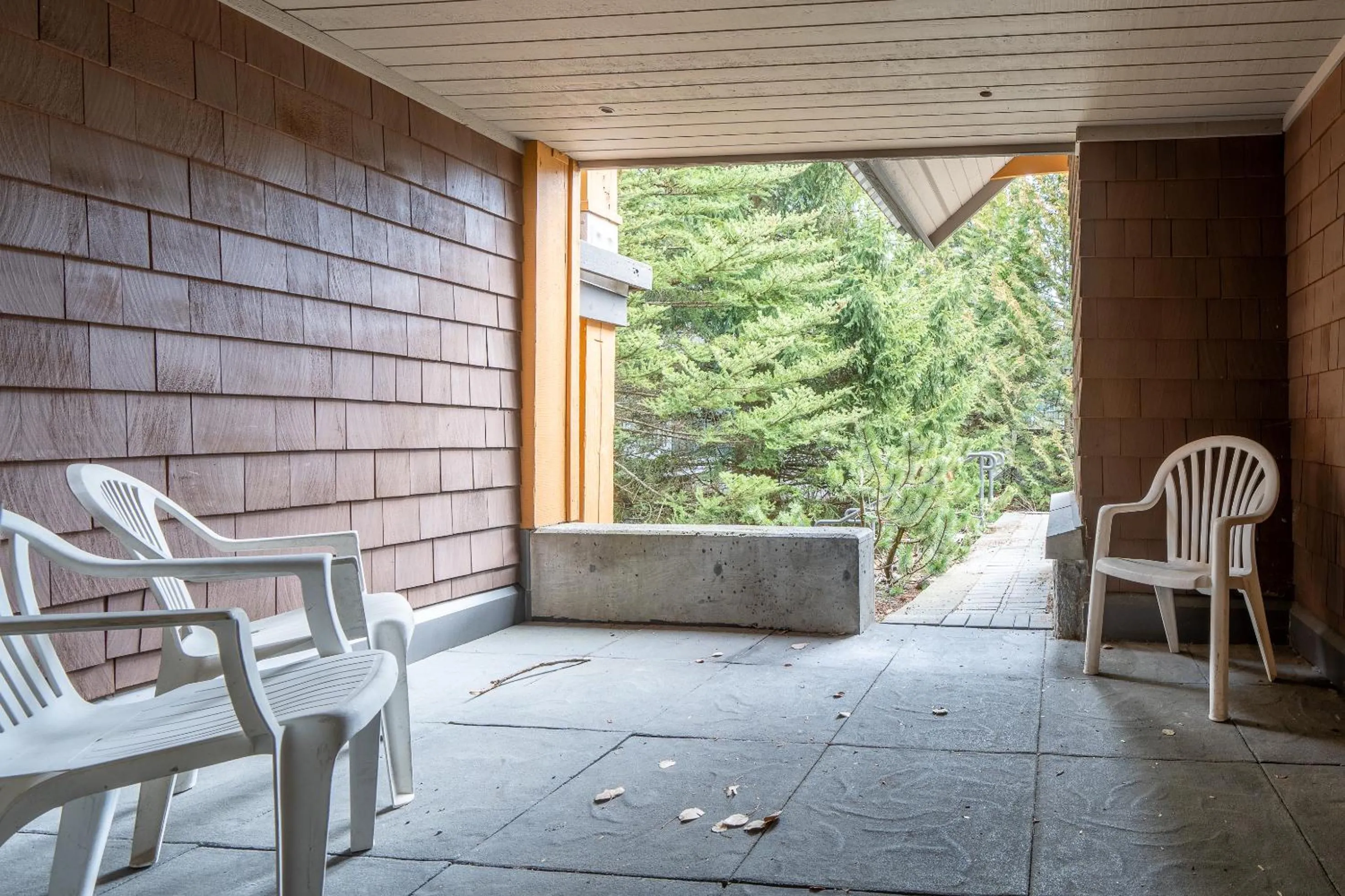 Patio in Glaciers Reach by Allseason Vacation Rentals