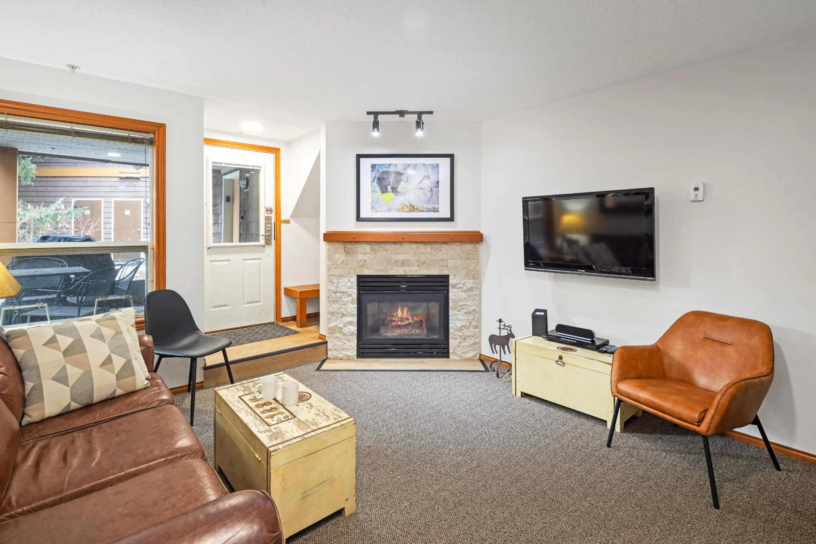 Living room in Glaciers Reach by Allseason Vacation Rentals