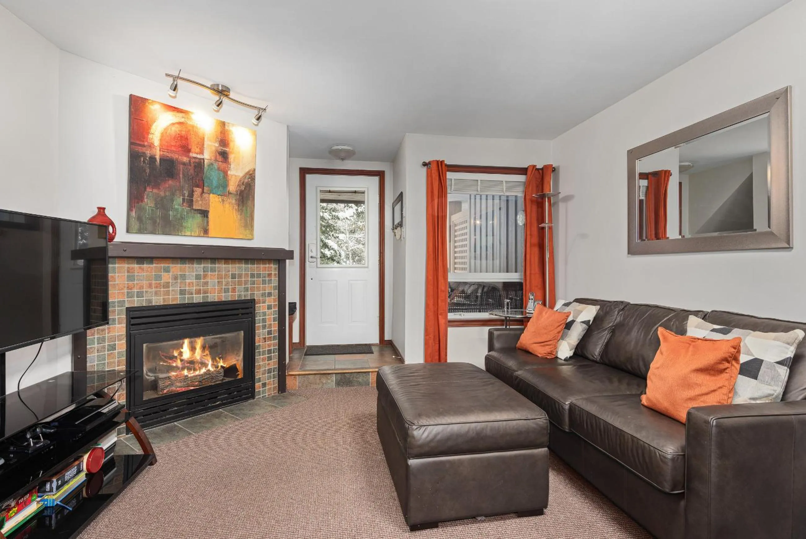 Living room in Glaciers Reach by Allseason Vacation Rentals