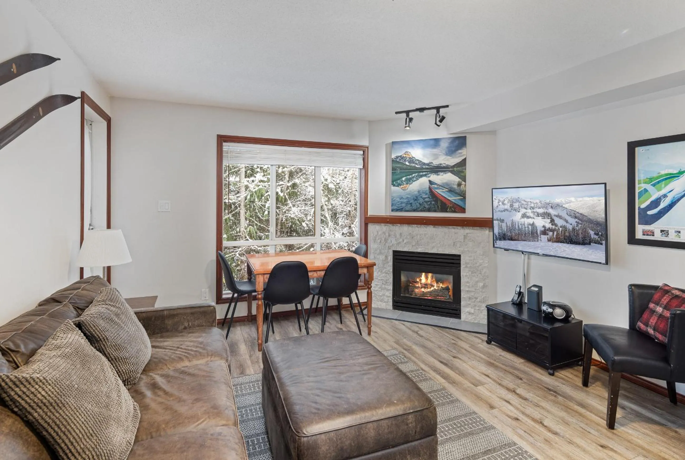 Living room in Glaciers Reach by Allseason Vacation Rentals
