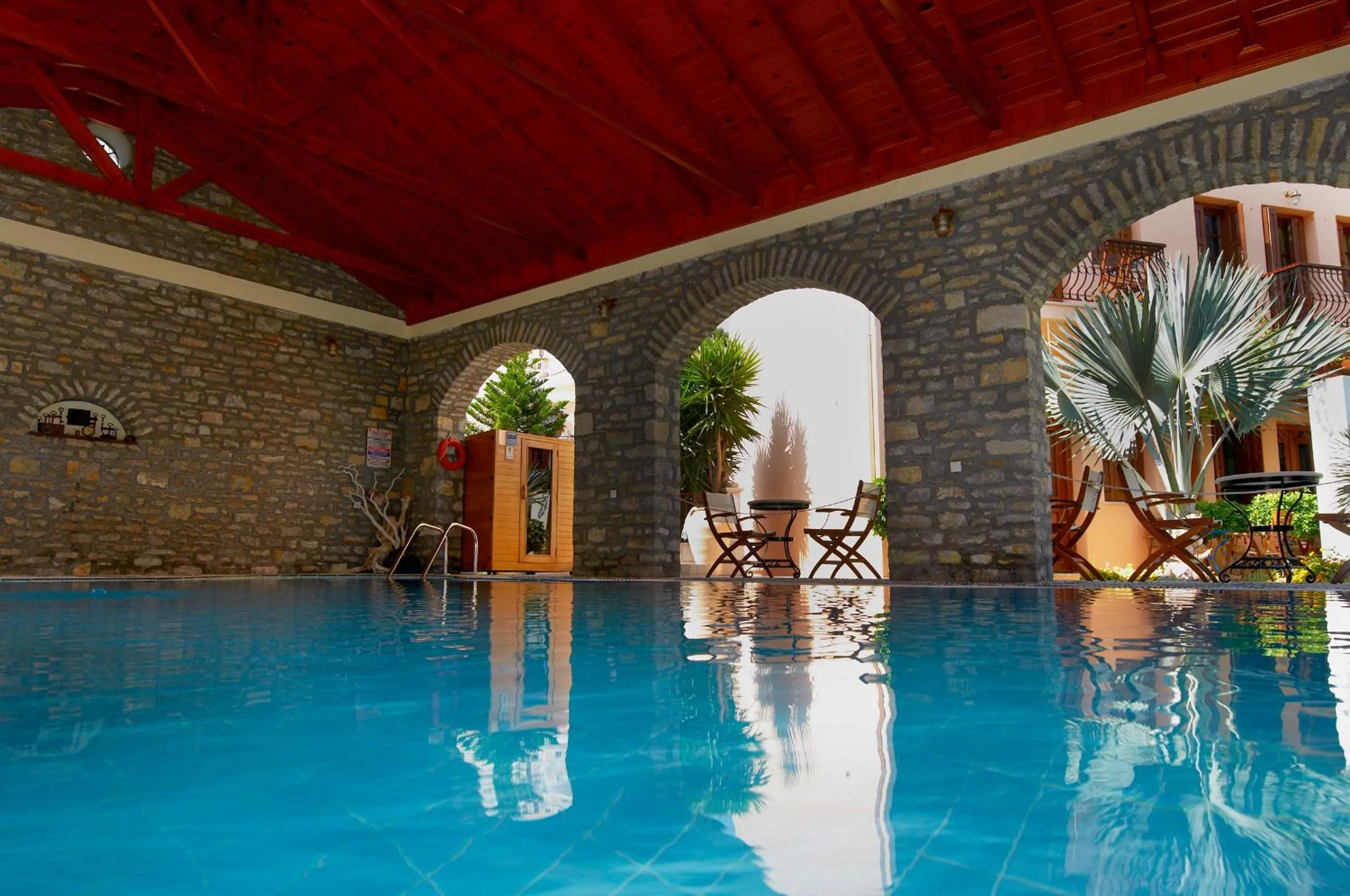 Swimming pool in Iapetos Village