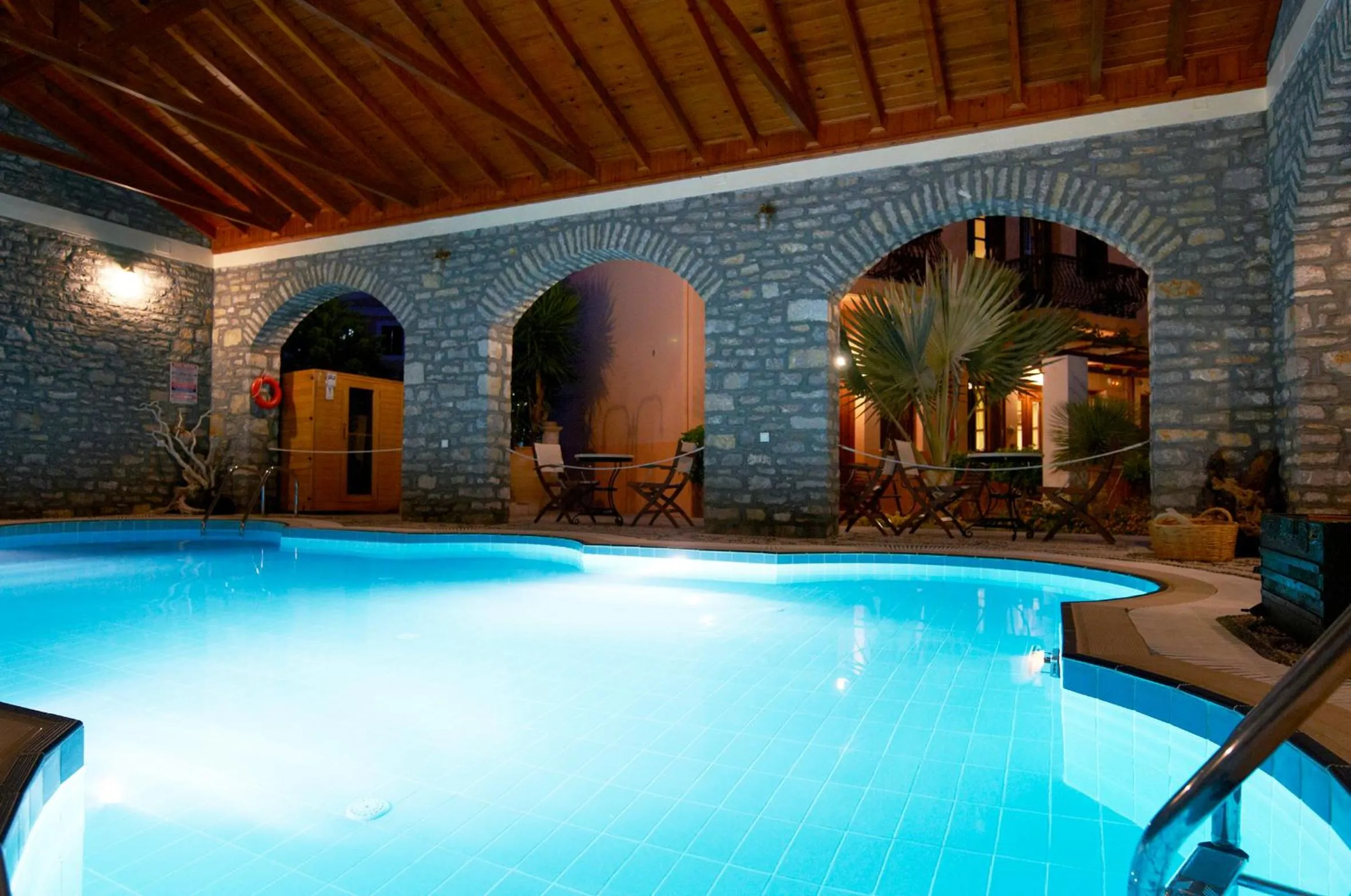 Swimming pool in Iapetos Village