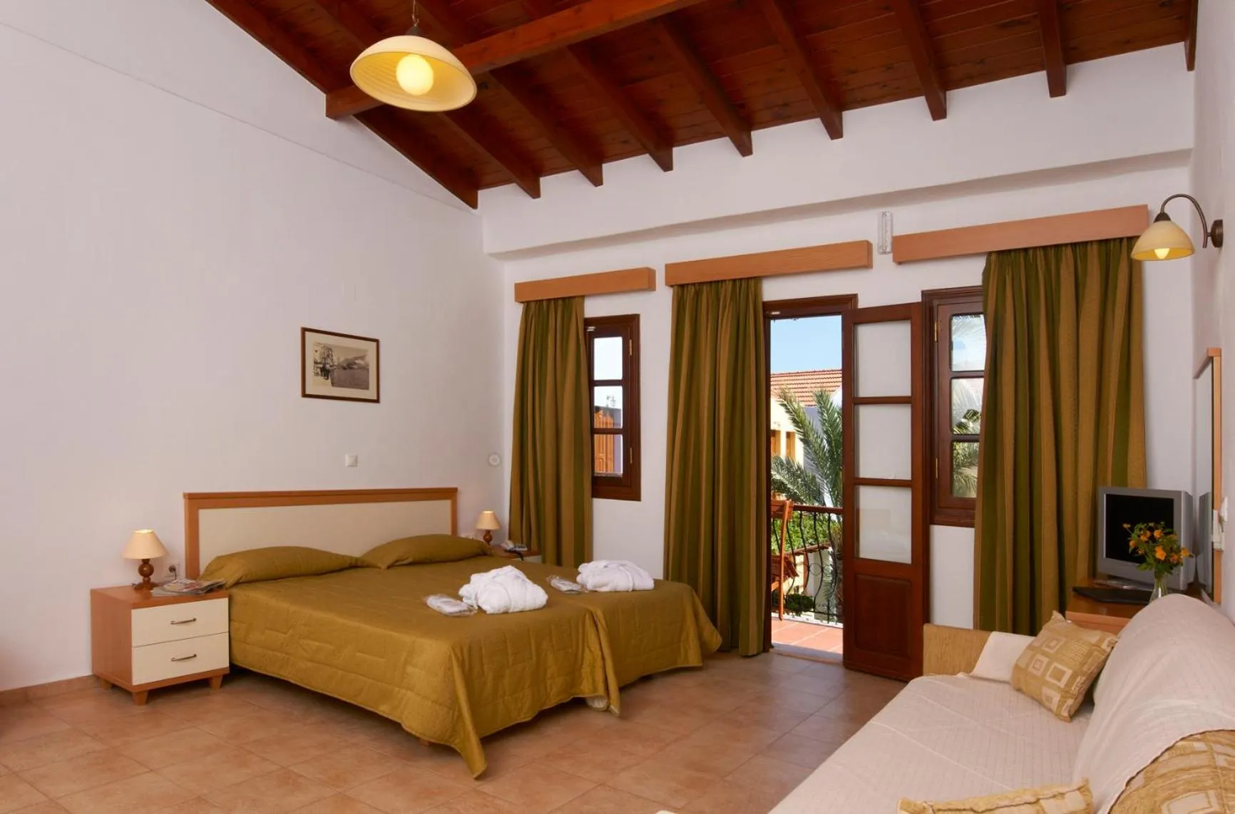 Bed in Iapetos Village