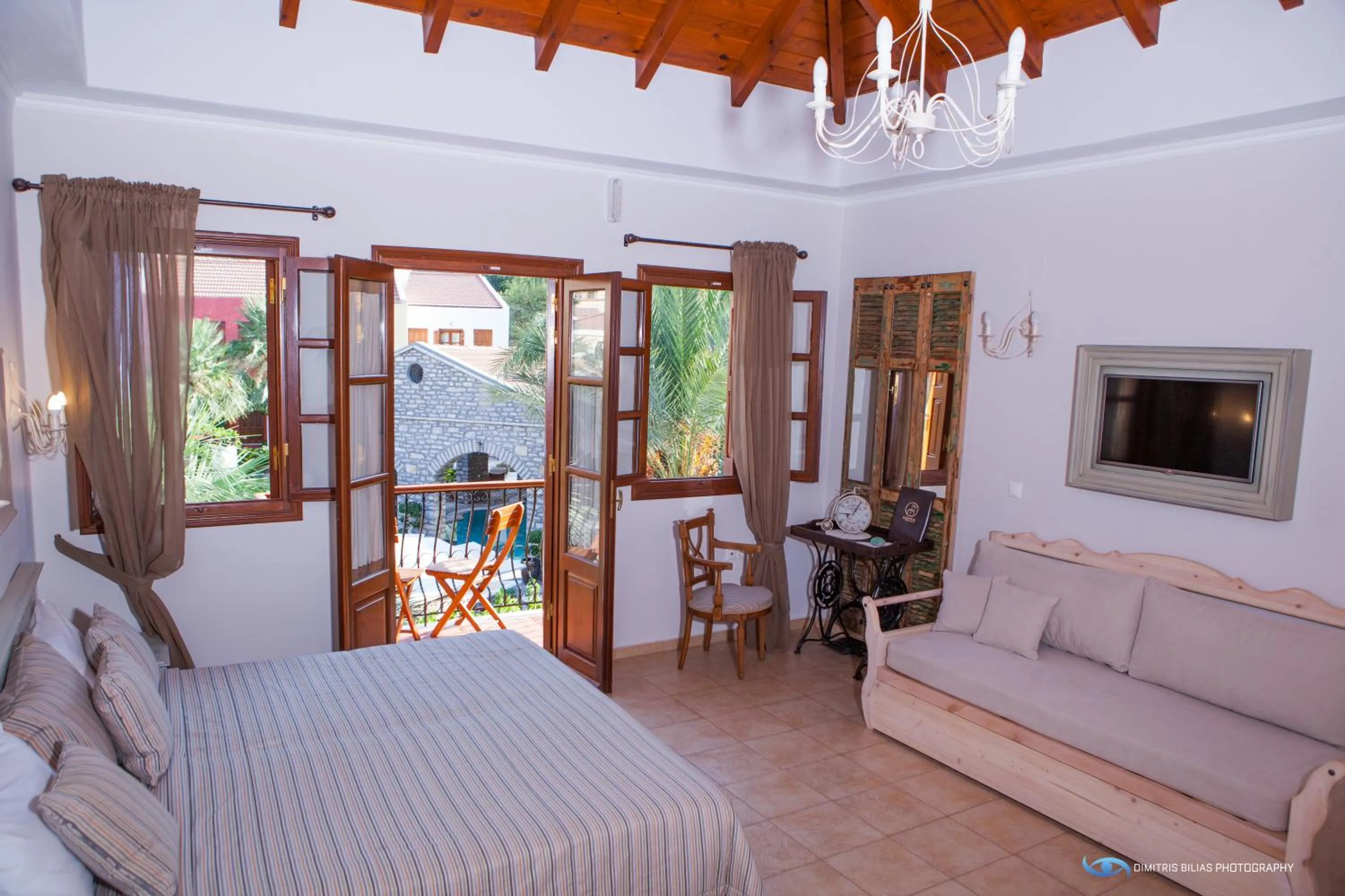 Bed in Iapetos Village