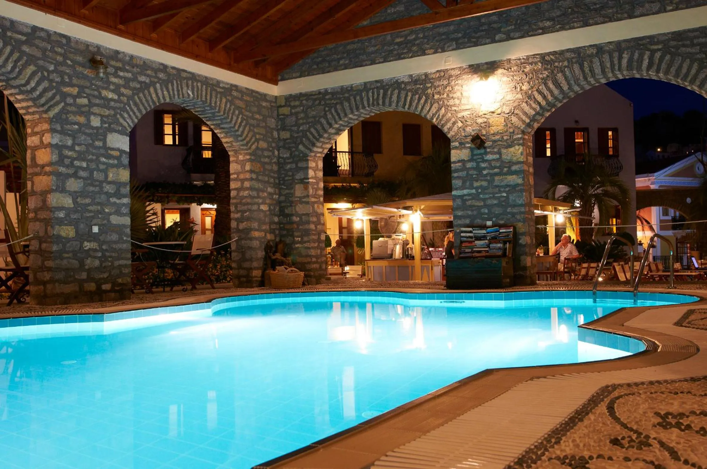 Swimming pool in Iapetos Village